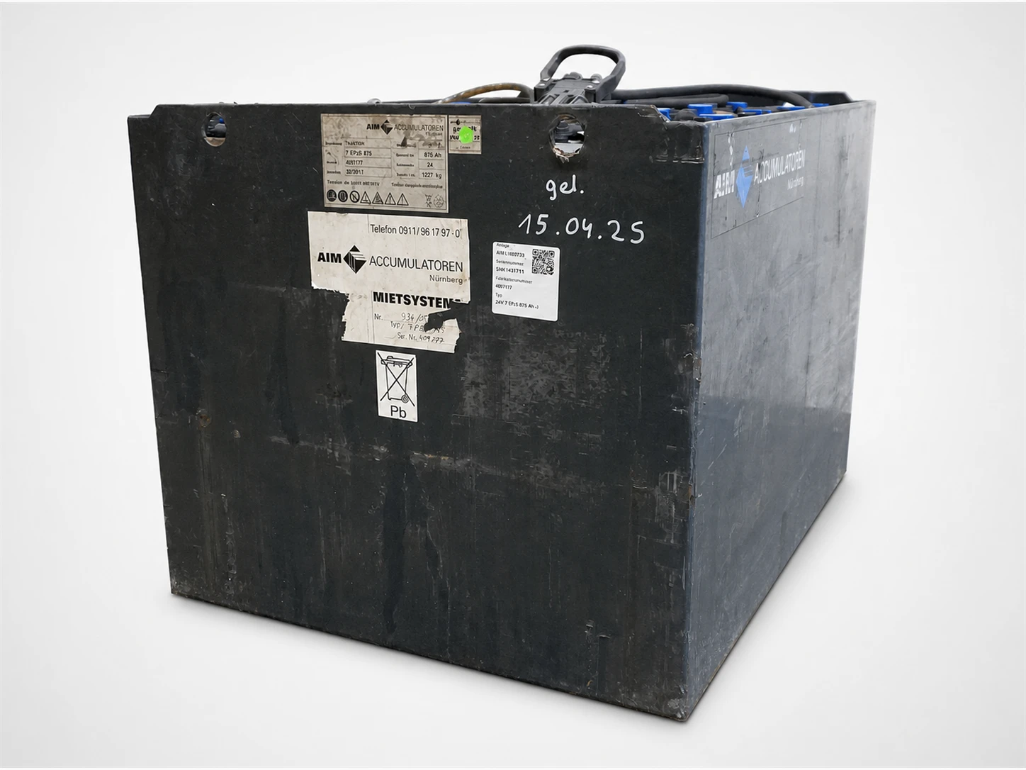 AIM Batterie AIM 48 Volt 7 PzS 875 Ah – Baujahr 2011