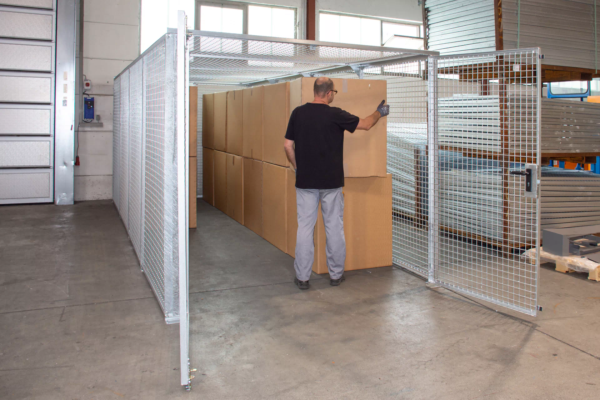 Lagerbox LBM 6000, feuerverzinkt