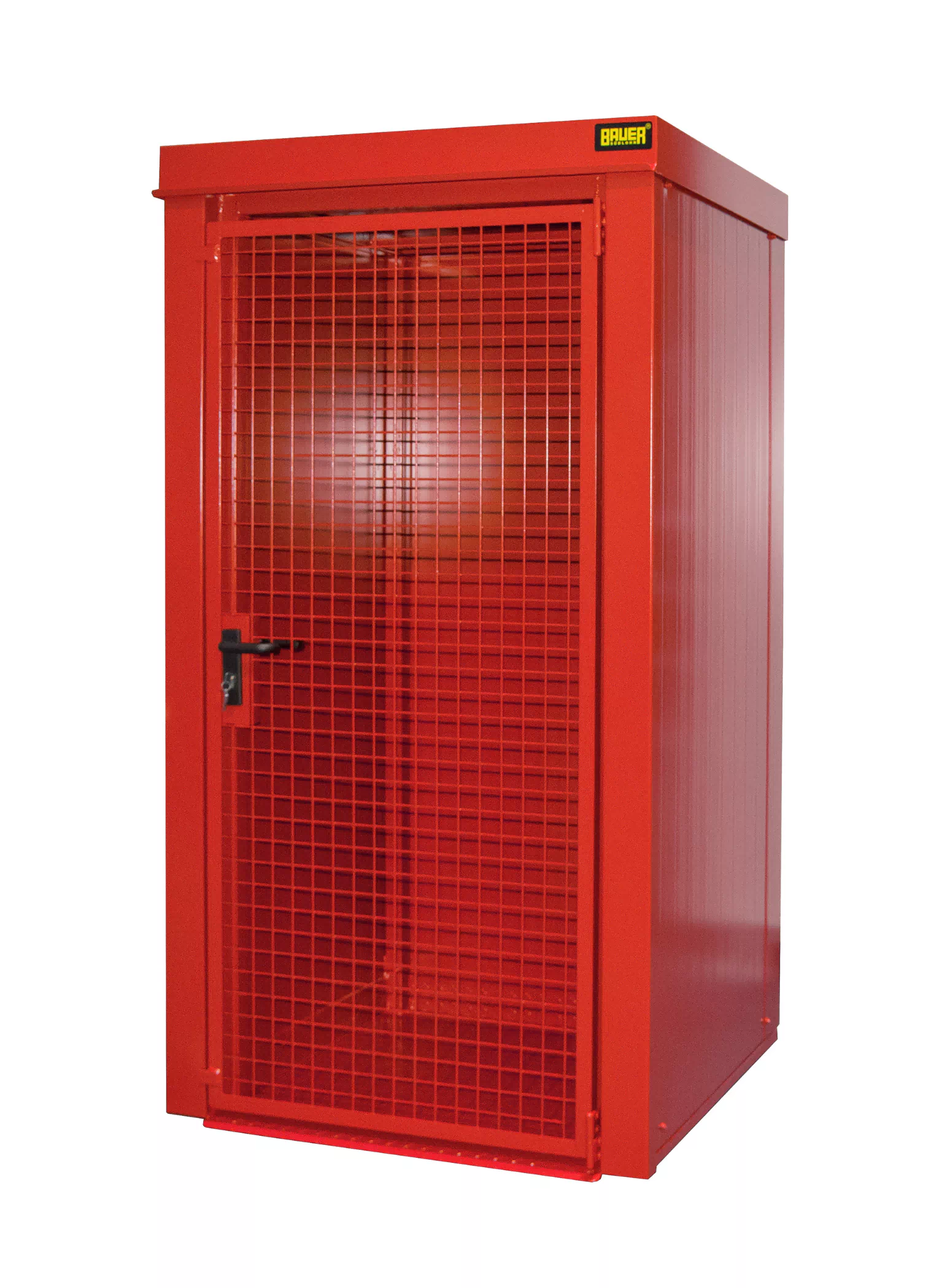 Gasflaschen-Container GFC-B M0, lackiert, Feuerrot