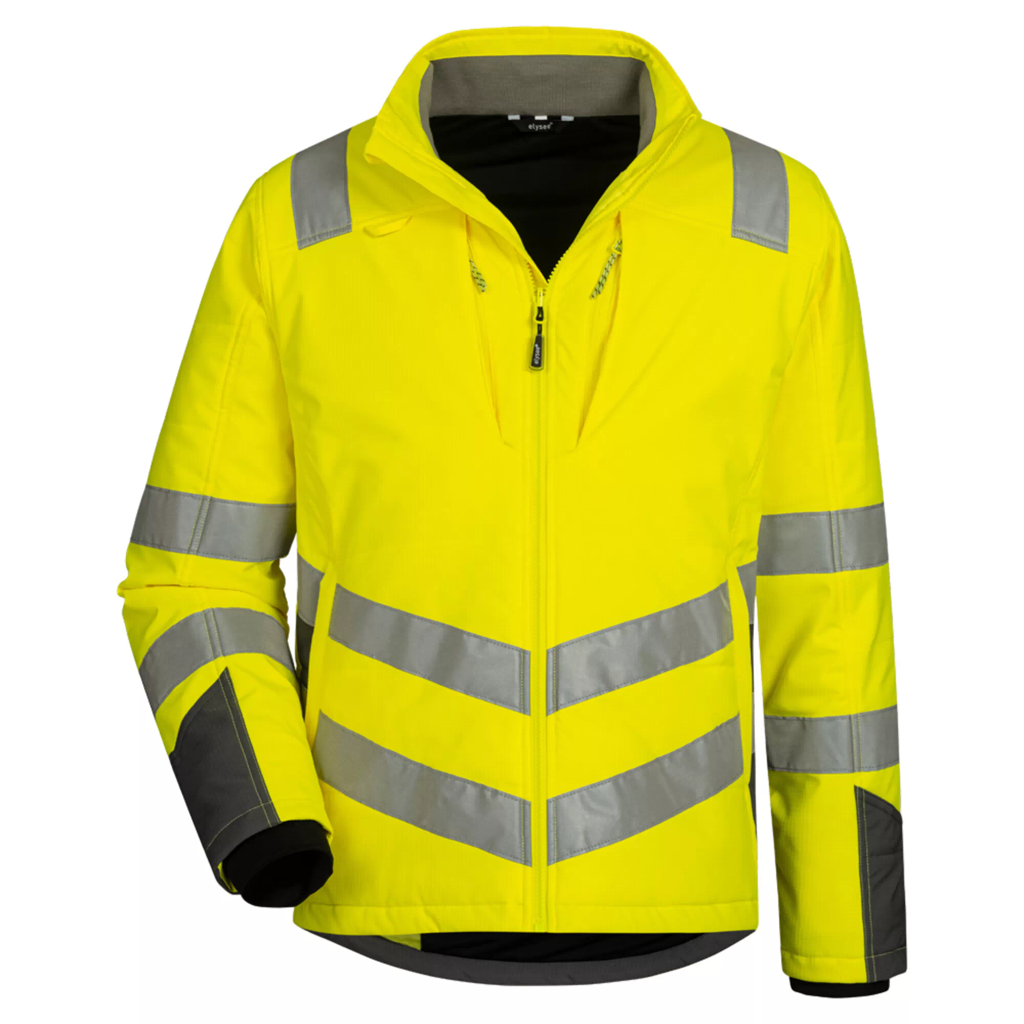 Steppjacke Warnschutz gelb