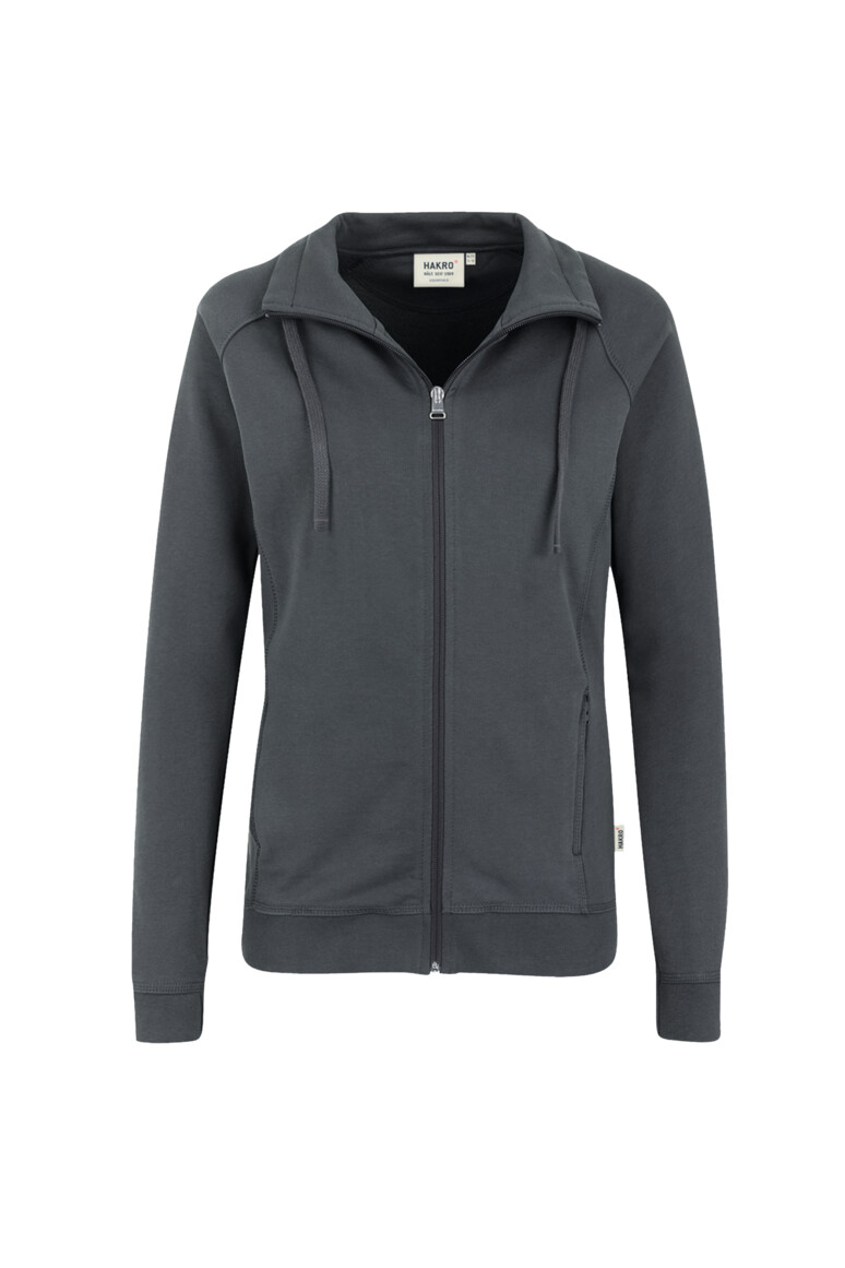 Damen Sweatjacke Premium anthrazit