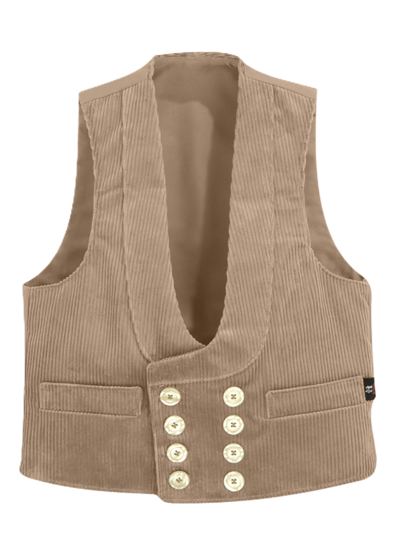 Zunftweste Heiner - Trenkercord - beige