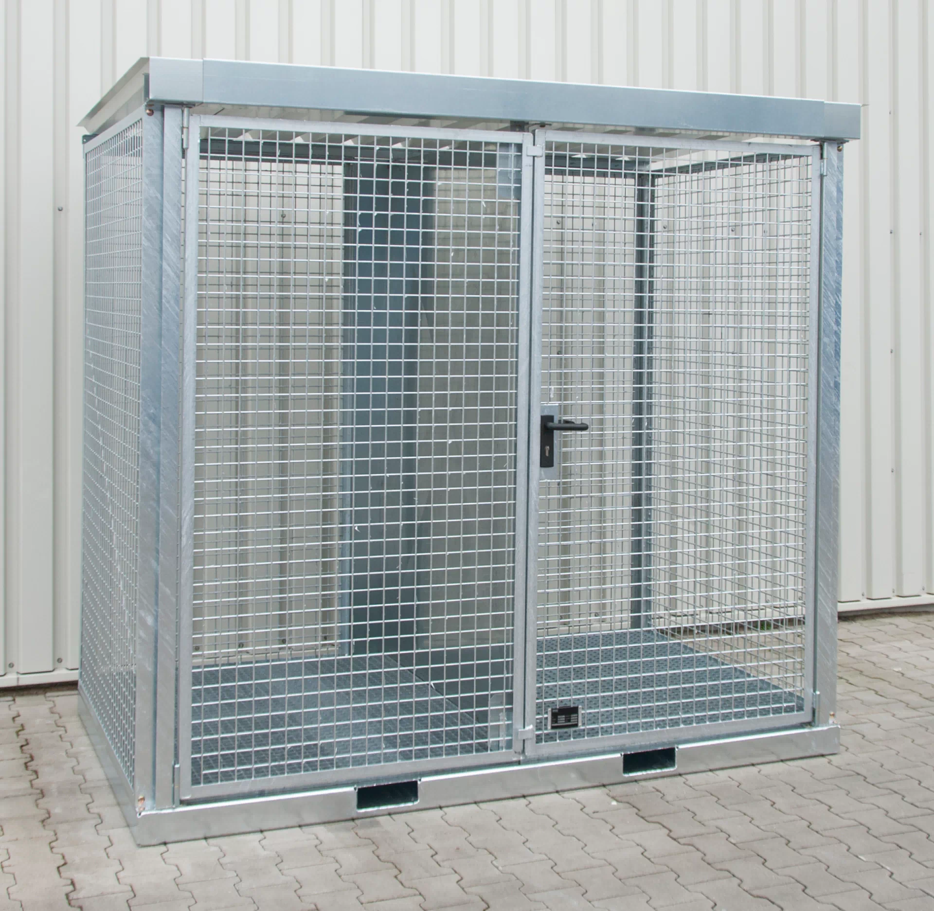 Gasflaschen-Container GFC-E/G M3, feuerverzinkt