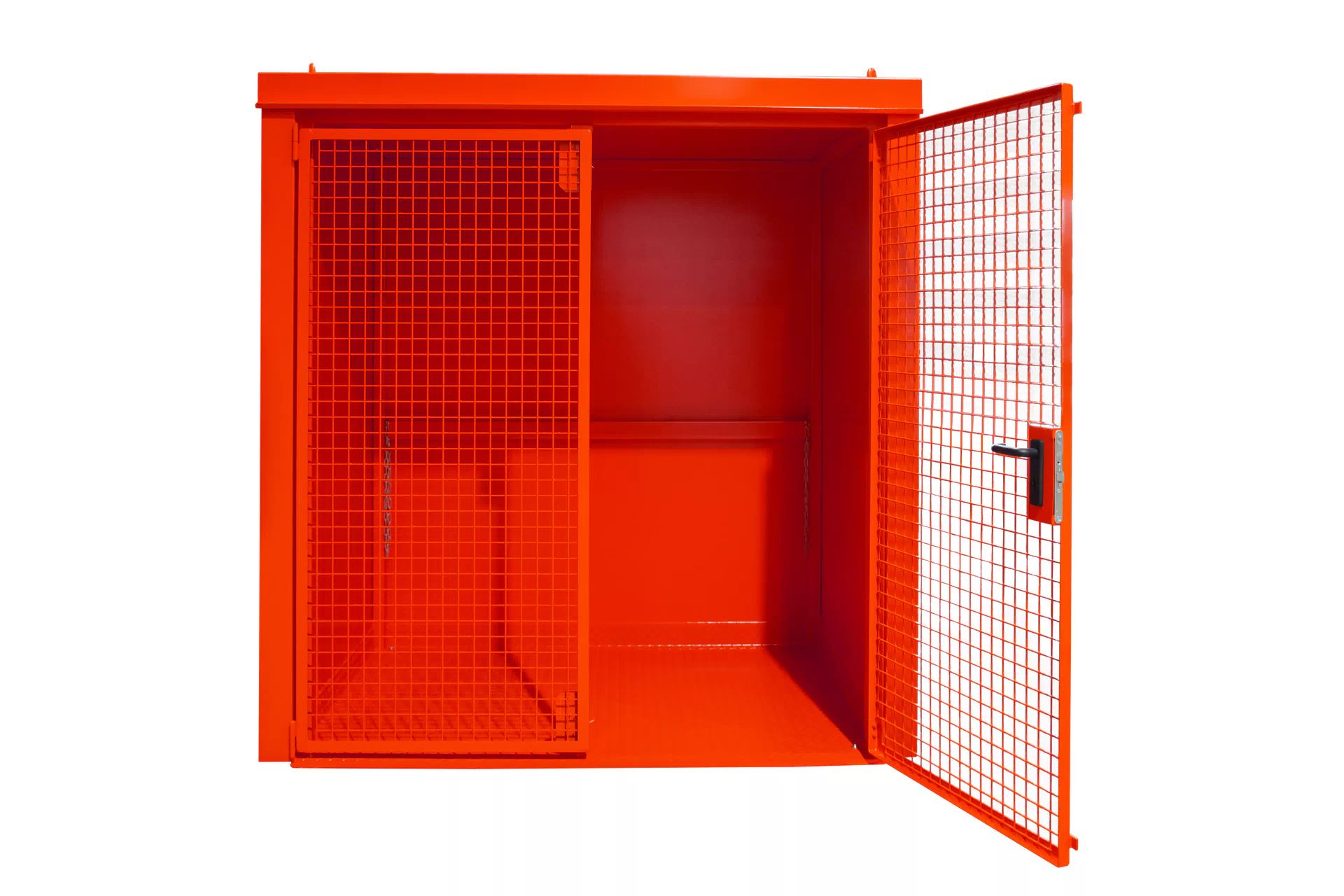 Gasflaschen-Container GFC-B M2, lackiert, Feuerrot