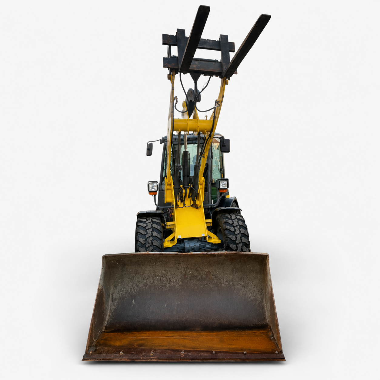 Wacker Neuson WL52 Radlader – BJ 2022 – ca. 962 h – Schaufel & Gabel – 55,4 kW Knicklader Schaufel & Gabel