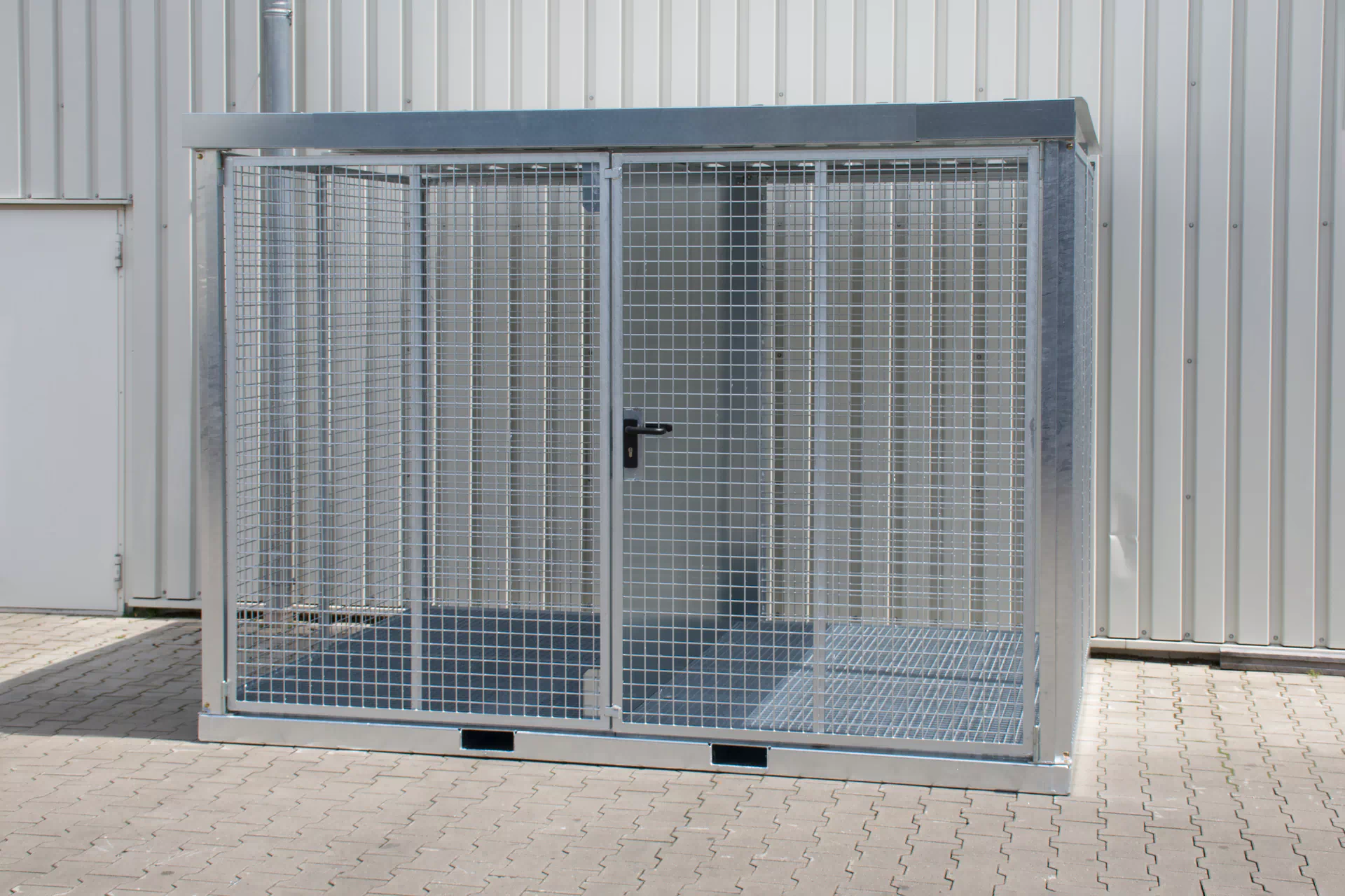 Gasflaschen-Container GFC-E/G M5, feuerverzinkt
