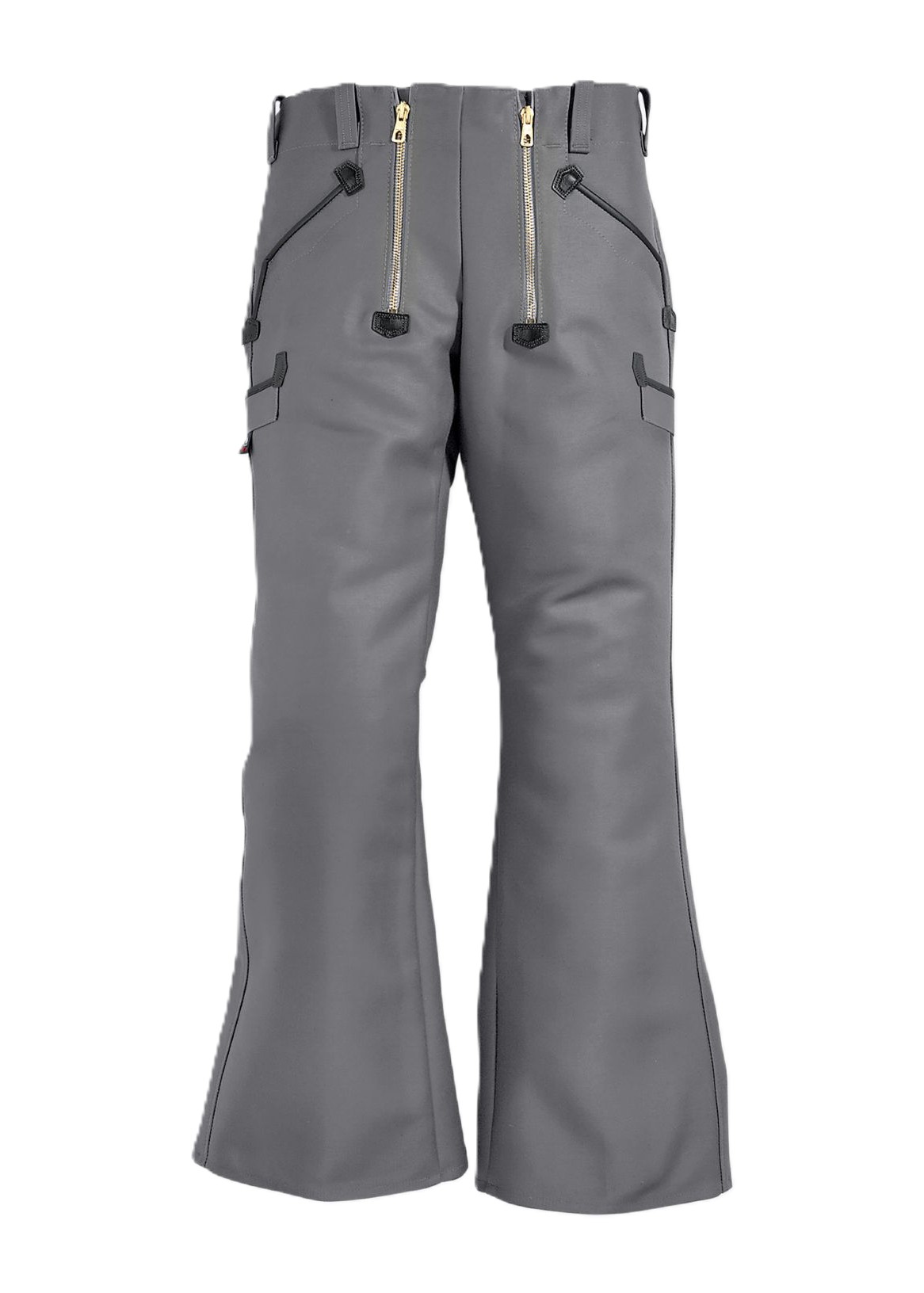 Zunfthose Ingo-ZWIRN-DOPPEL-PILOT mit Schlag - grau