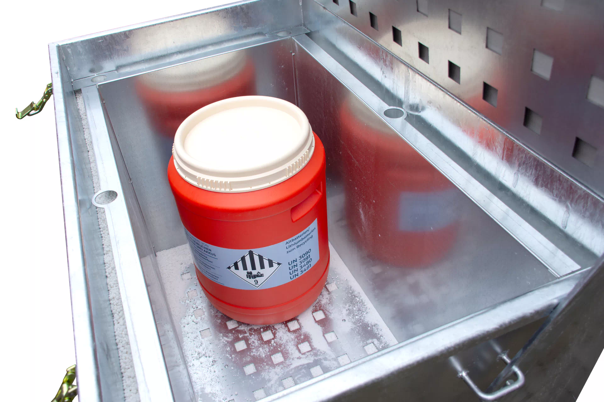 Lithium-Ionen Lagerbehälter LIL 340, feuerverzinkt