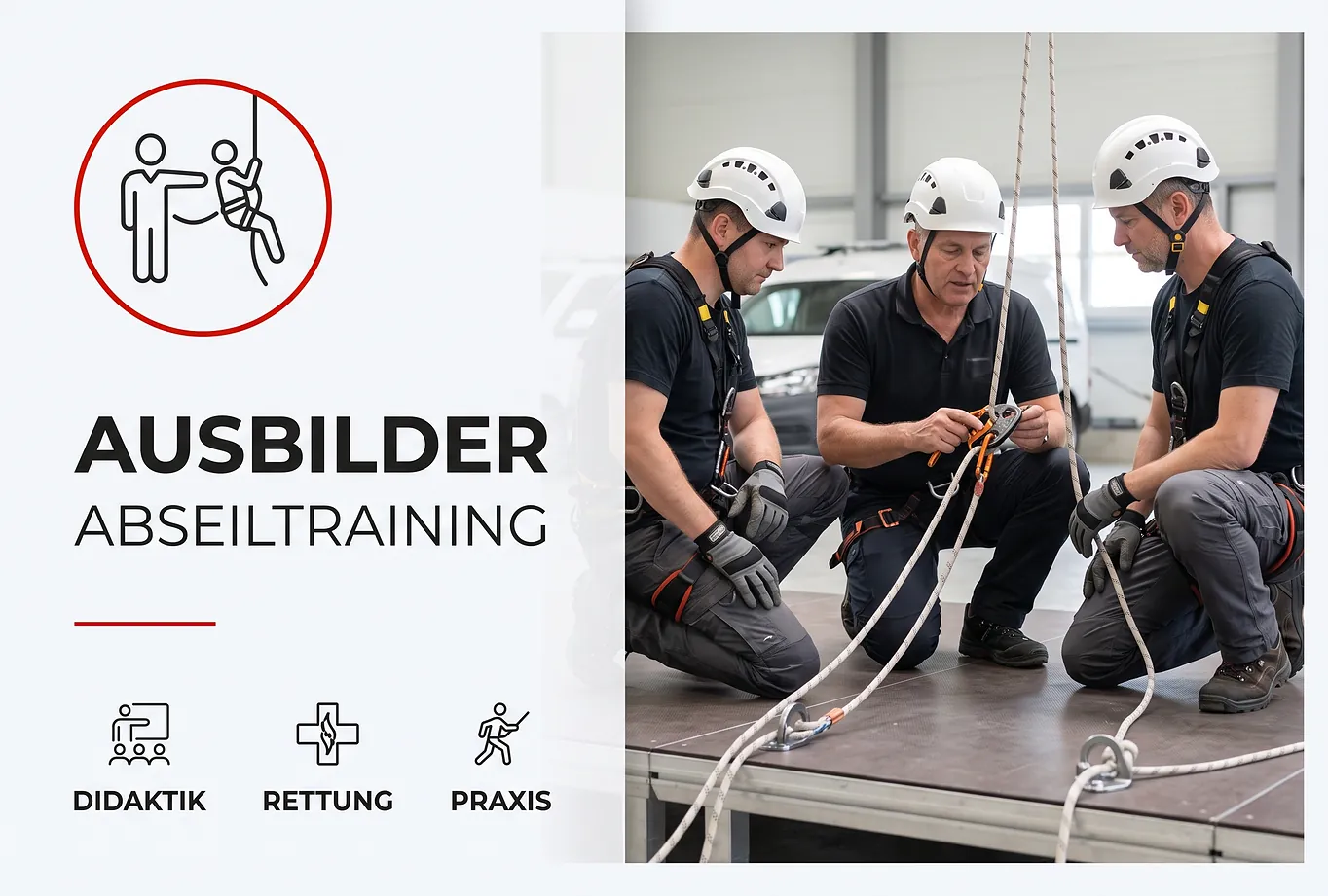 Ausbilder für Abseiltraining und PSAgA - Schulung