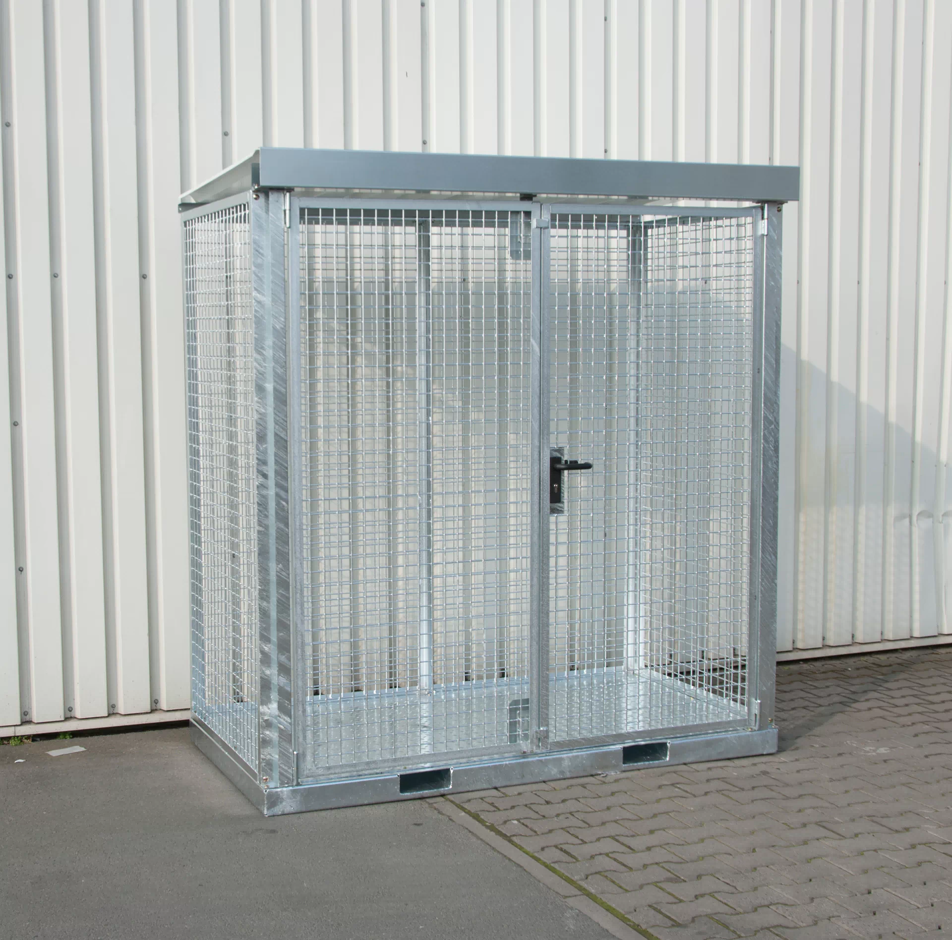 Gasflaschen-Container GFC-E/T M1, feuerverzinkt