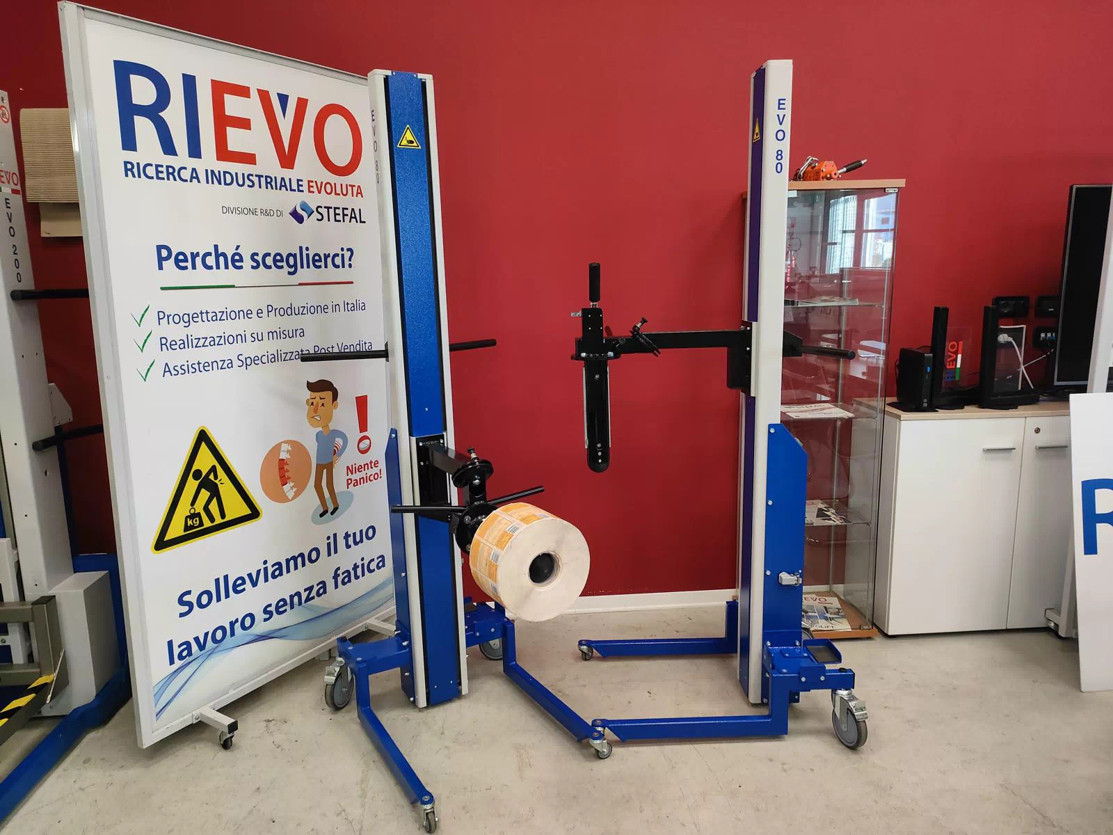 Hebelift EVO80S - Manueller Rollenwender - D"3