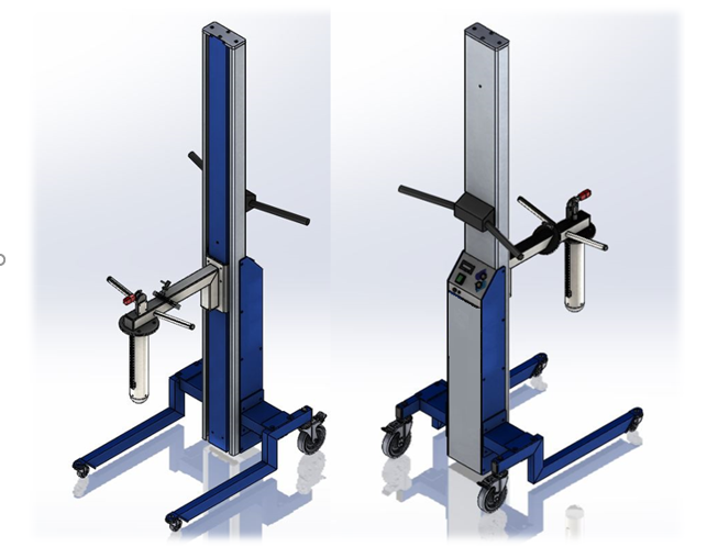 Hebelift EVO100L - Manueller Rollenwender - D"3