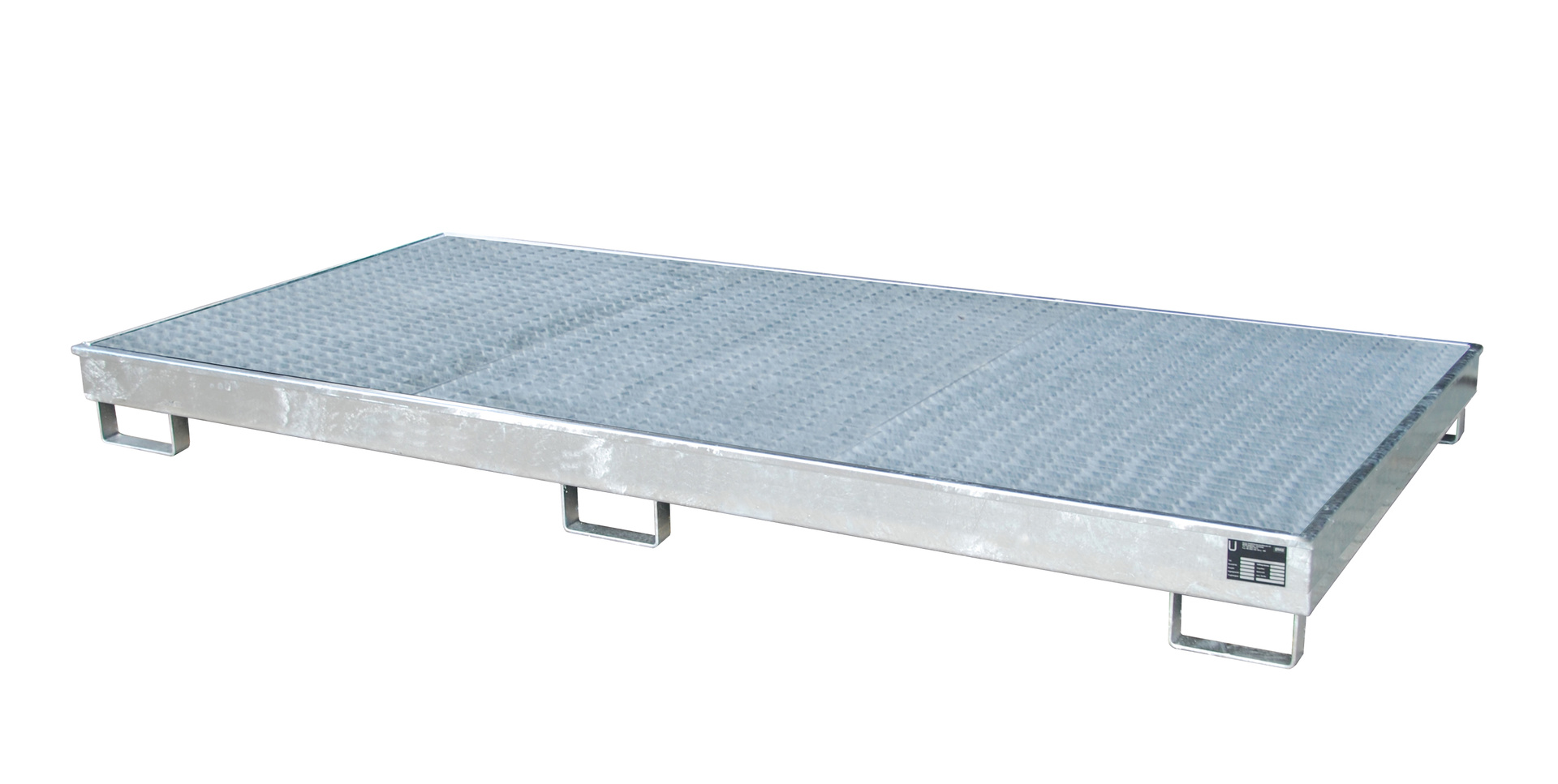 Regalwanne mit PE-Einsatz Regalwanne RW-GR 2700-1 PE, feuerverzinkt