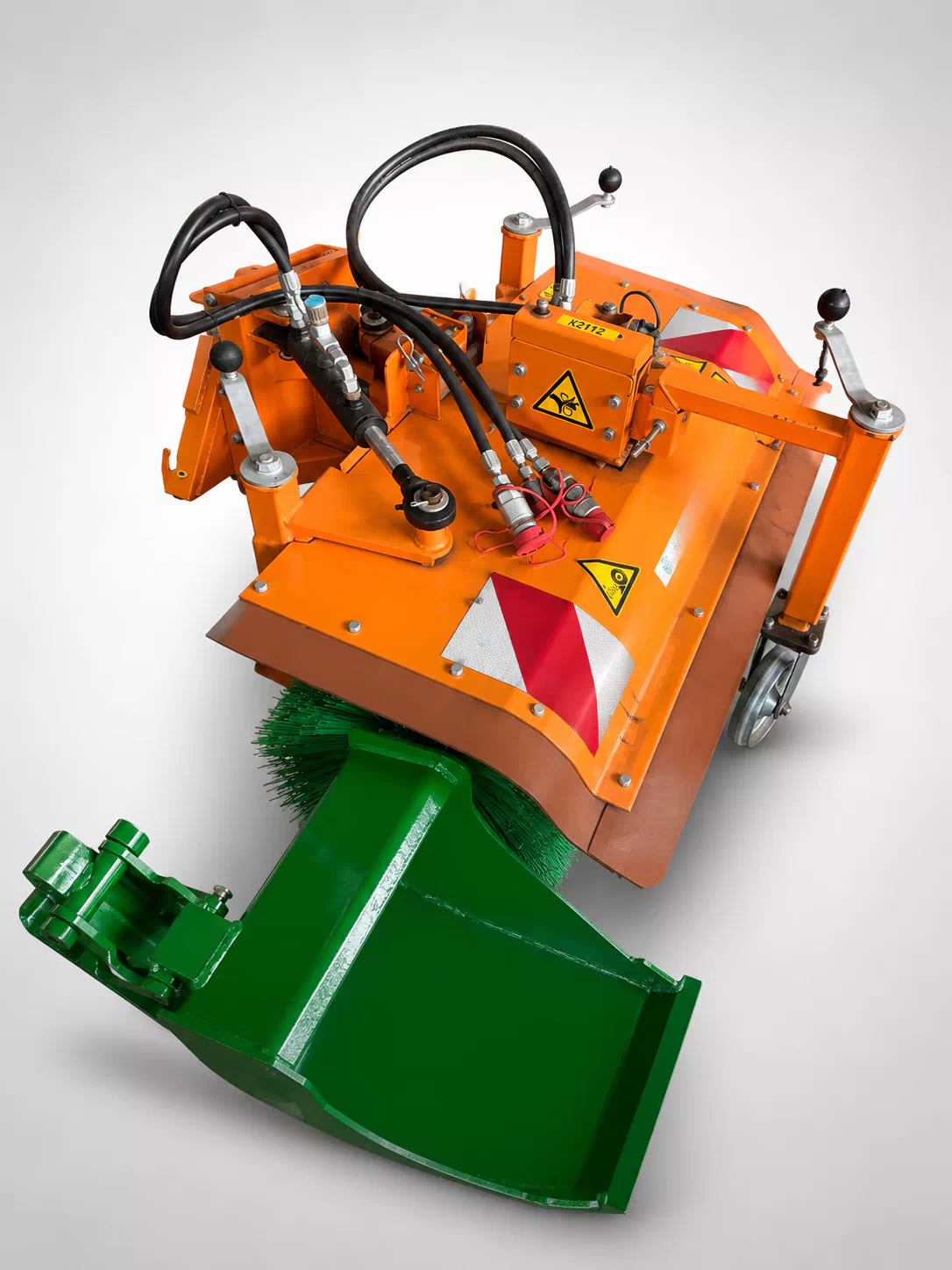 Hako Frontkehrmaschine für Citymaster 600 / 1600 – 110 cm Kehrbreite, hydraulischer Antrieb, sehr guter Zustand
