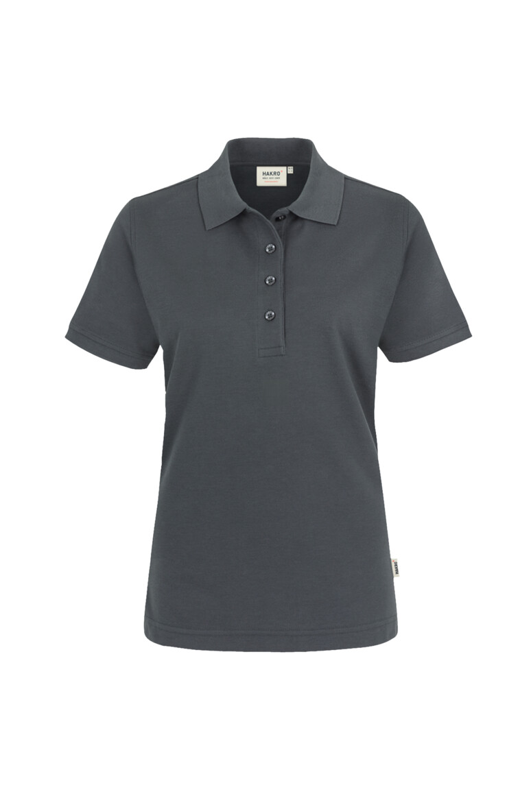 Damen Poloshirt MIKRALINAR® anthrazit