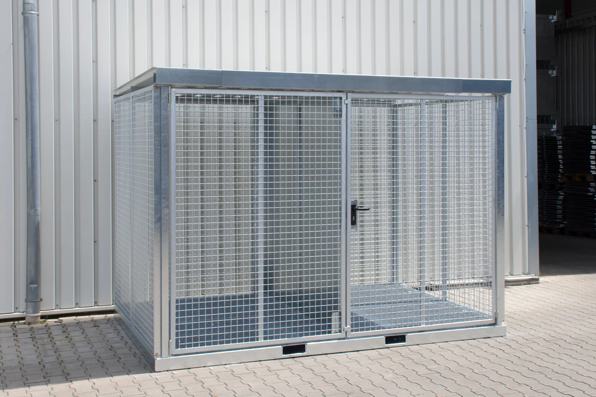 Gasflaschen-Container GFC-E/G M5, feuerverzinkt