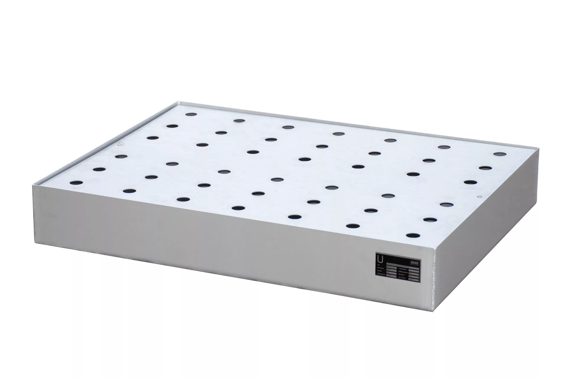Kleingebindewanne für Paletten KGW-P 2/M V4A, Edelstahl 1.4571