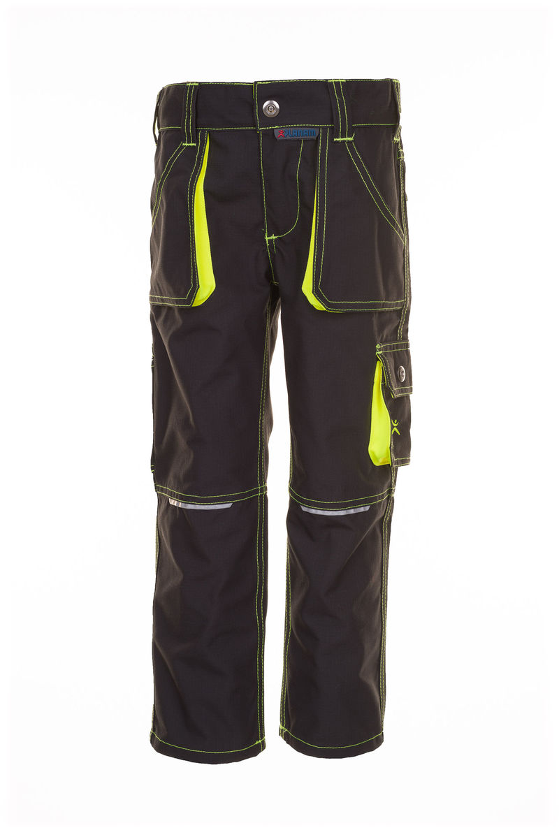 Bundhose Junior - anthrazit/gelb