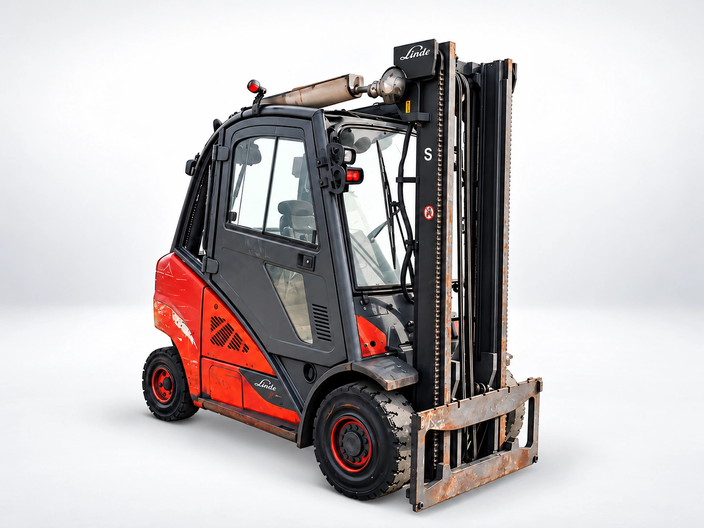Linde H 35 D-02 Diesel-Frontstapler mit Duplexmast