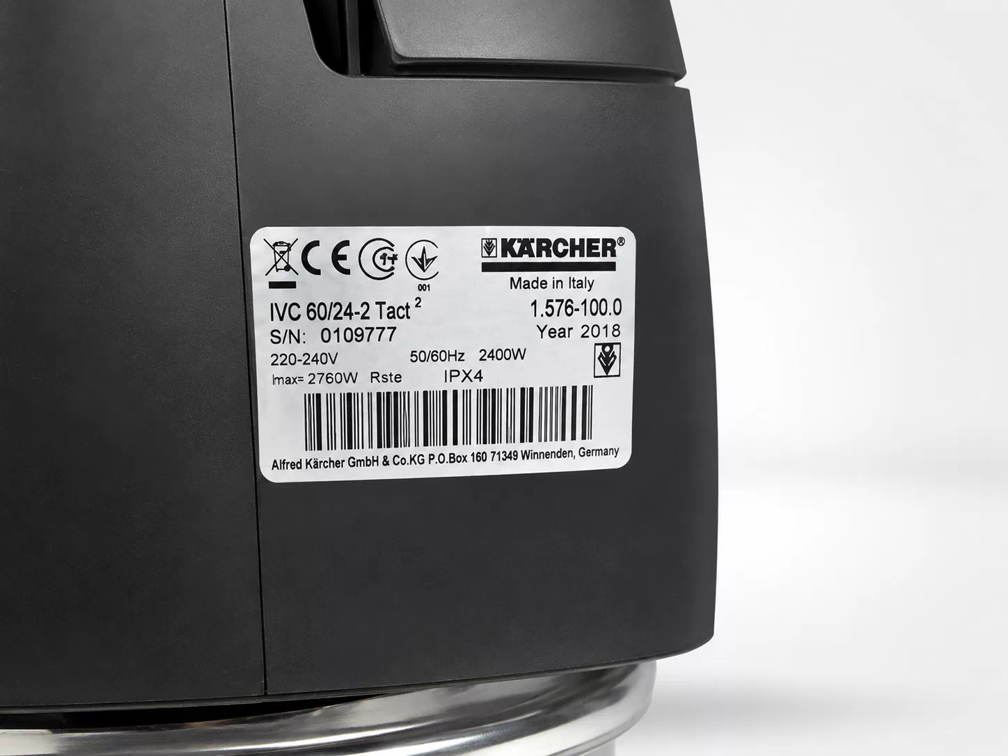 KÄRCHER IVC 60 / 24-2 Tact2 Industriesauger – Vorführgerät in sehr gutem Zustand