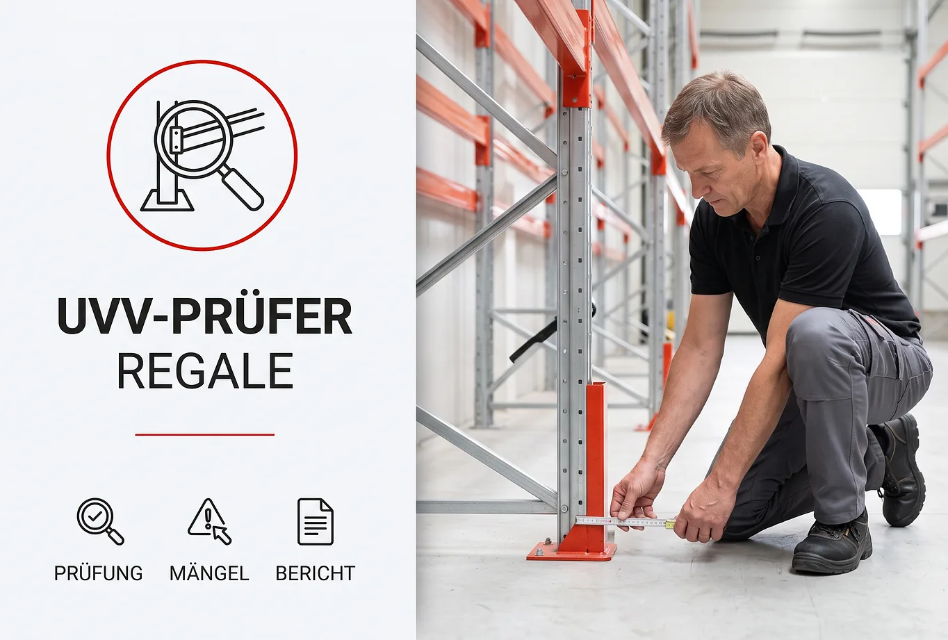 UVV-Prüfer für Regale - Schulung