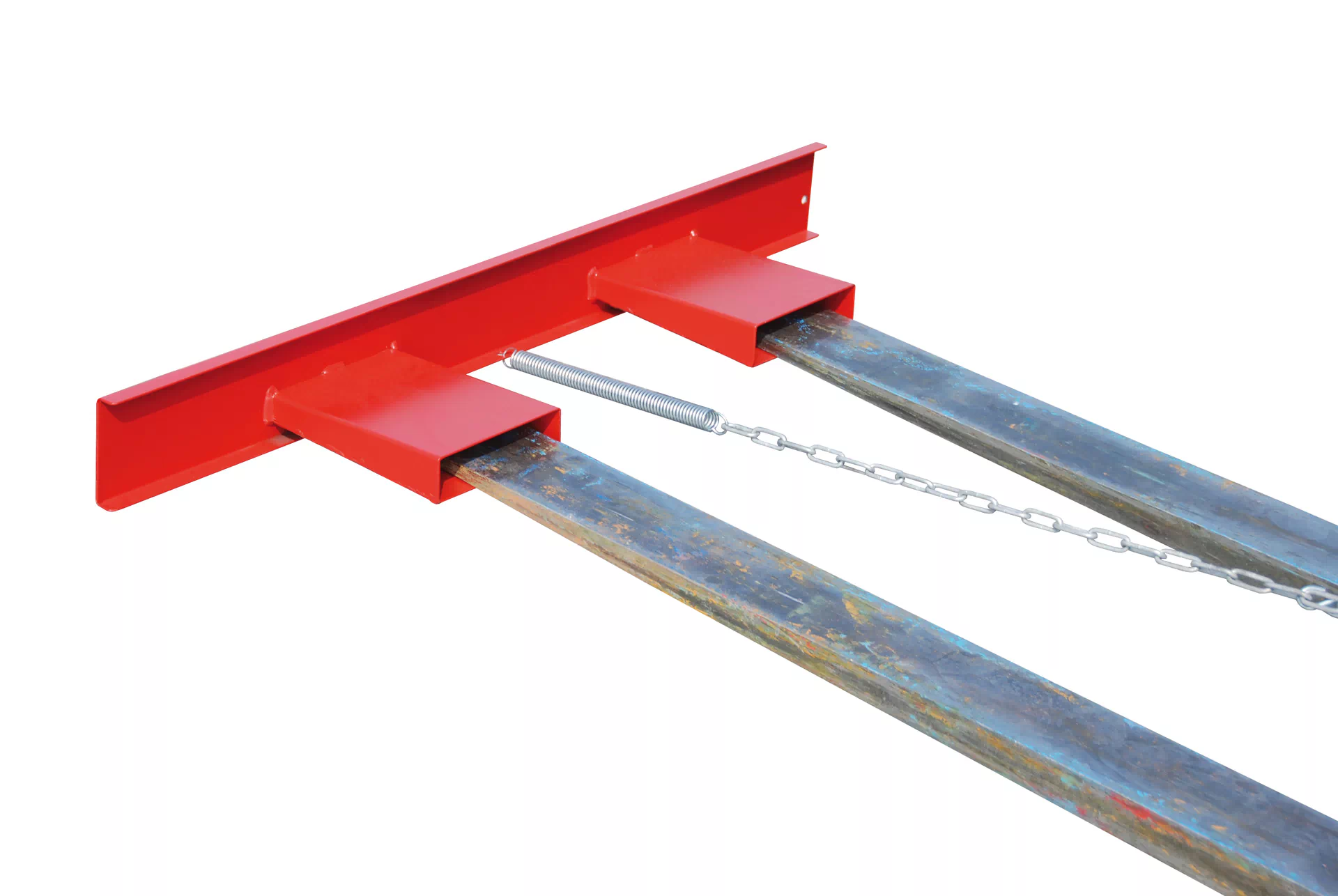 Gabelzinkenschild GZS, lackiert, Feuerrot