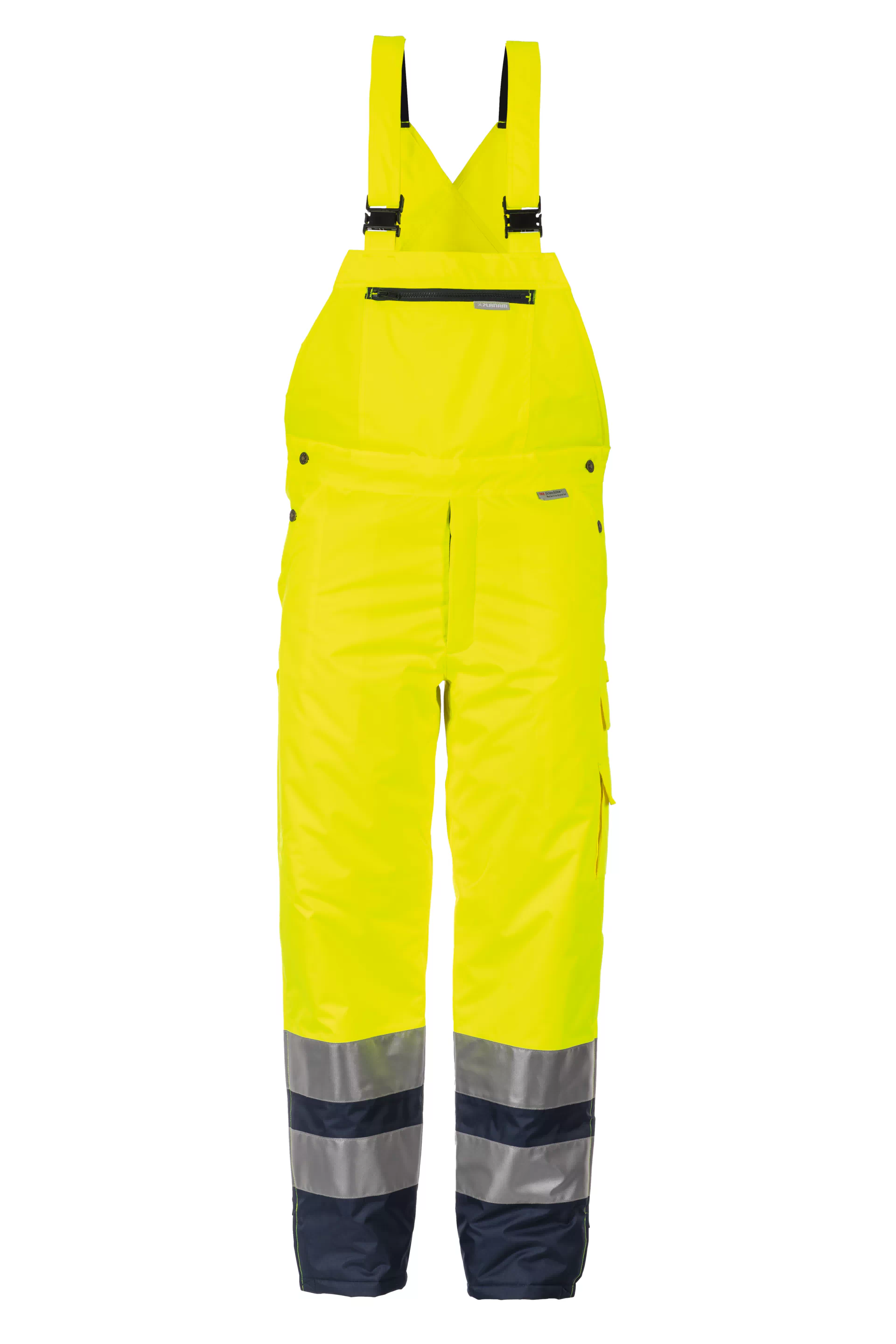 Winter-Latzhose 2-farbig - gelb/marine