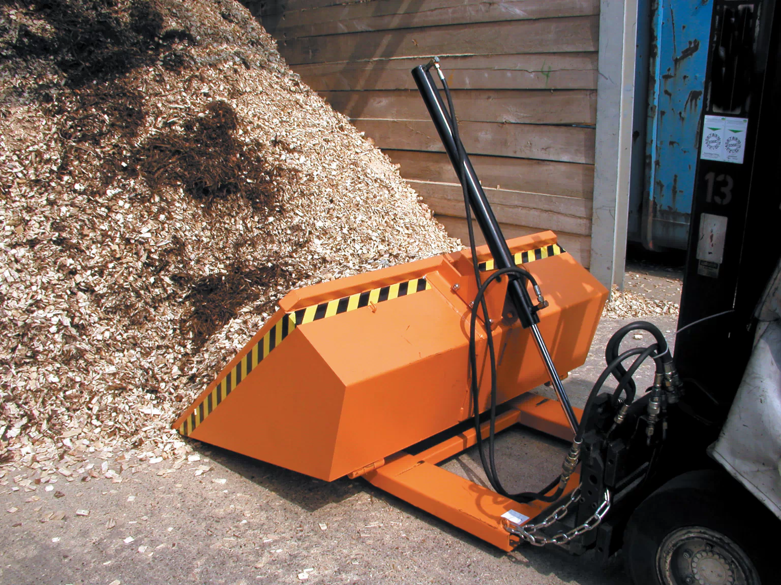 Schaufel DGS 950, lackiert, Feuerrot