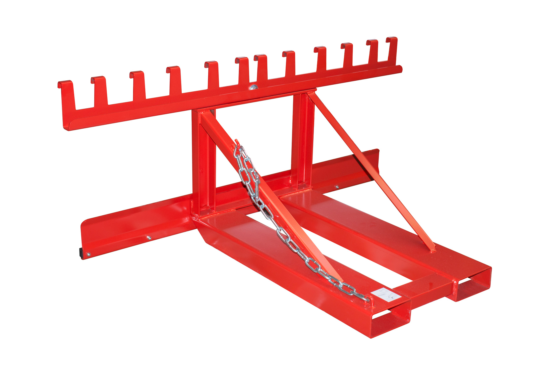 Mülltonnen-Heber MH-III, lackiert, Feuerrot