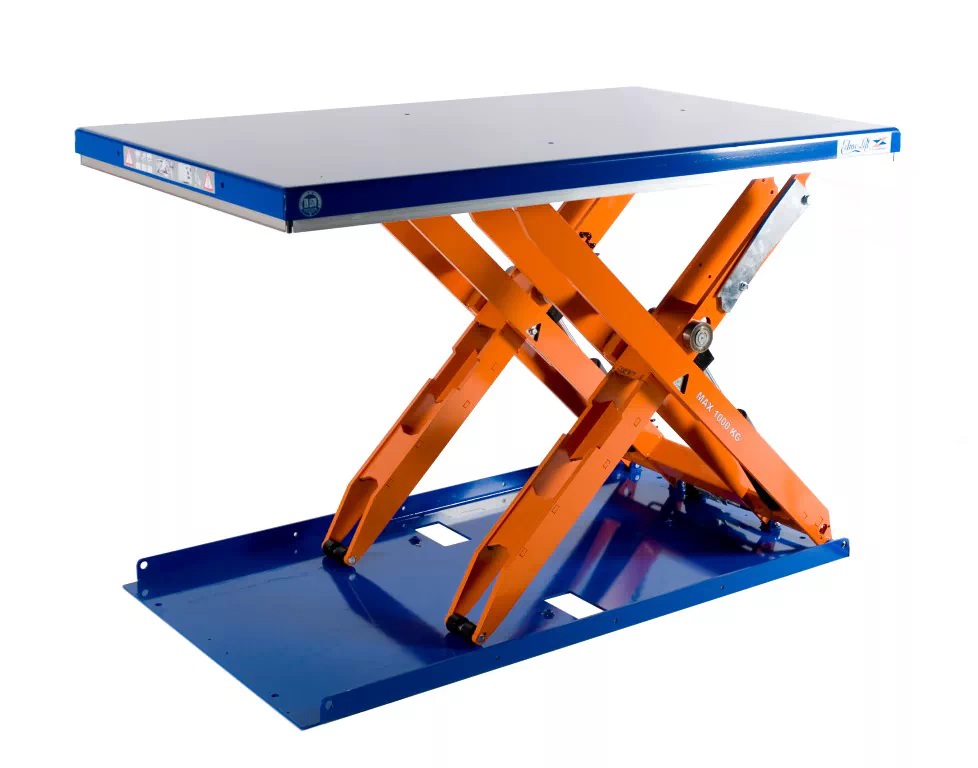 Flachhubtisch TCL 1000 - Bauhöhe nur 80 mm