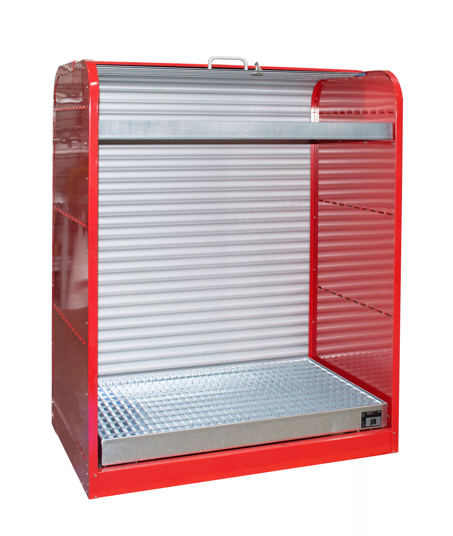 Gefahrstoff-Rollladenschrank RSG-3, lackiert, Feuerrot