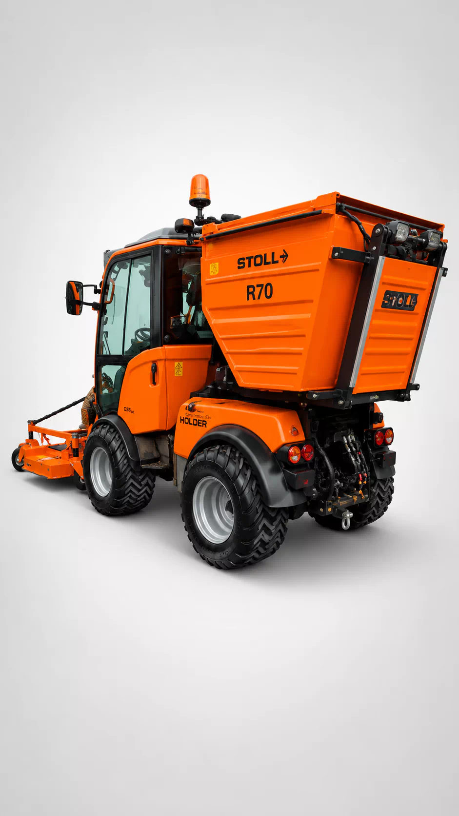 Holder C55SC Kommunaltraktor – Großflächenmäher mit professioneller Mähausrüstung