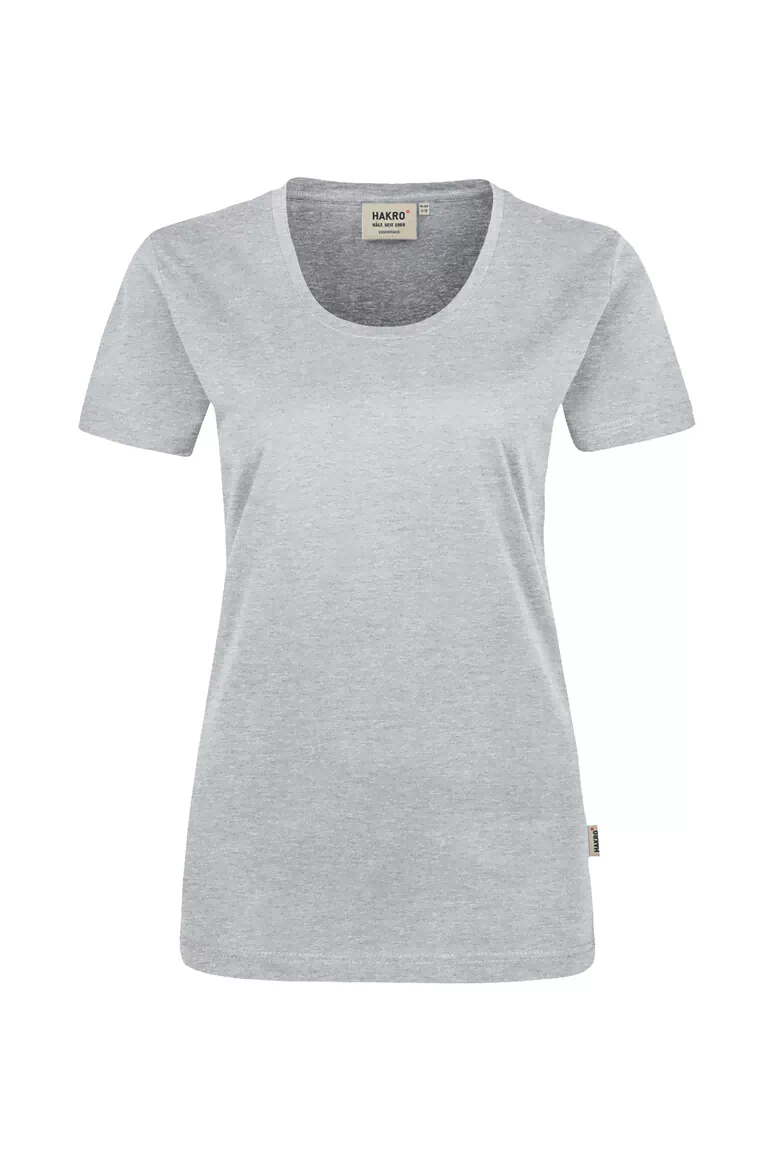 Damen T-Shirt Classic ash meliert