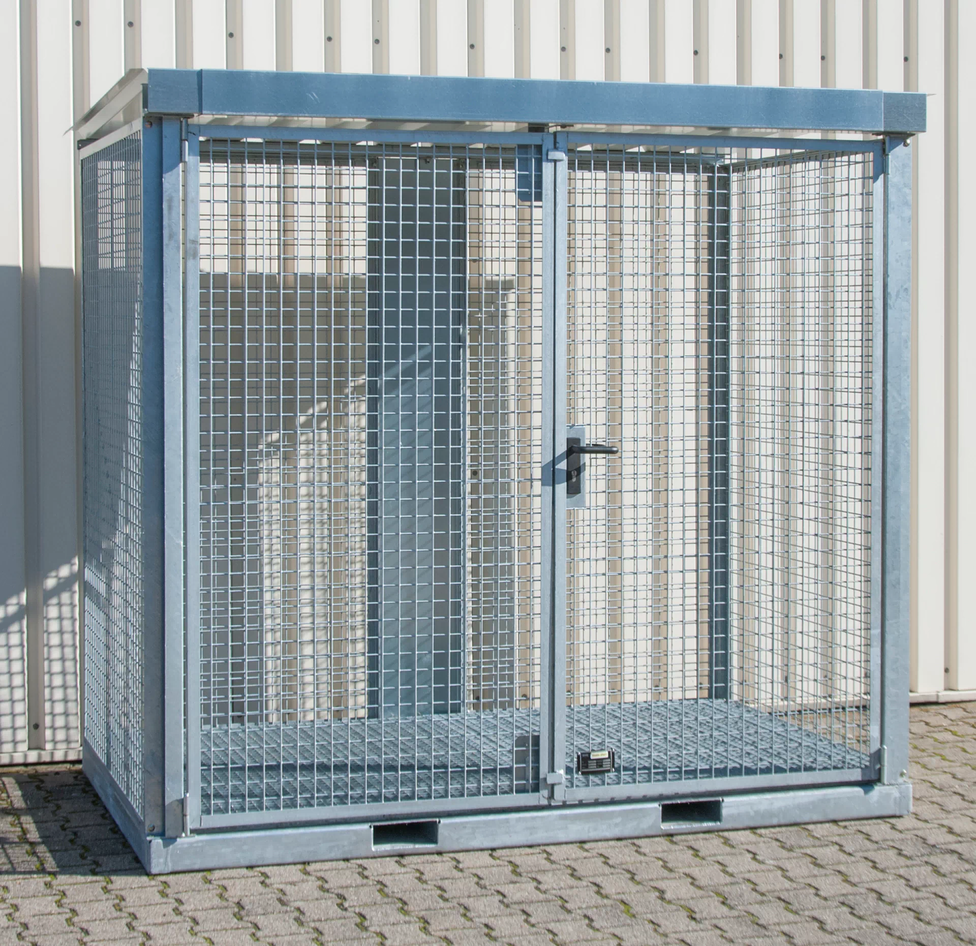 Gasflaschen-Container GFC-E/G M3, feuerverzinkt
