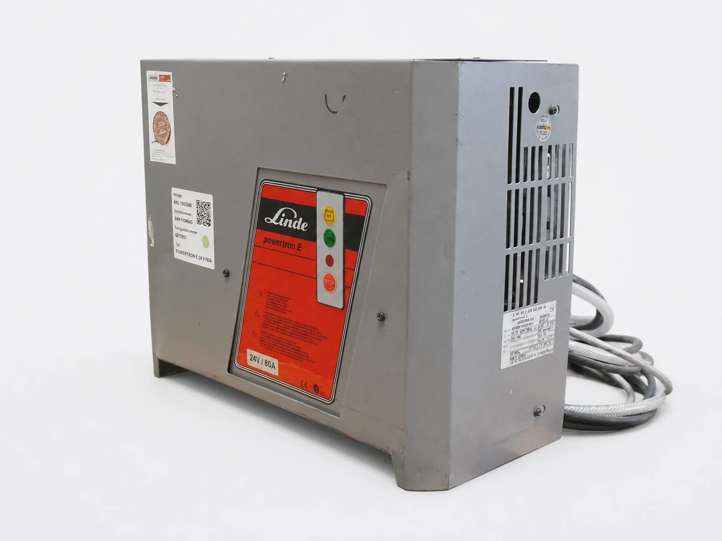 Ladegeraet industrie automation powertron e 24 v 80a 2016 Ladegerät