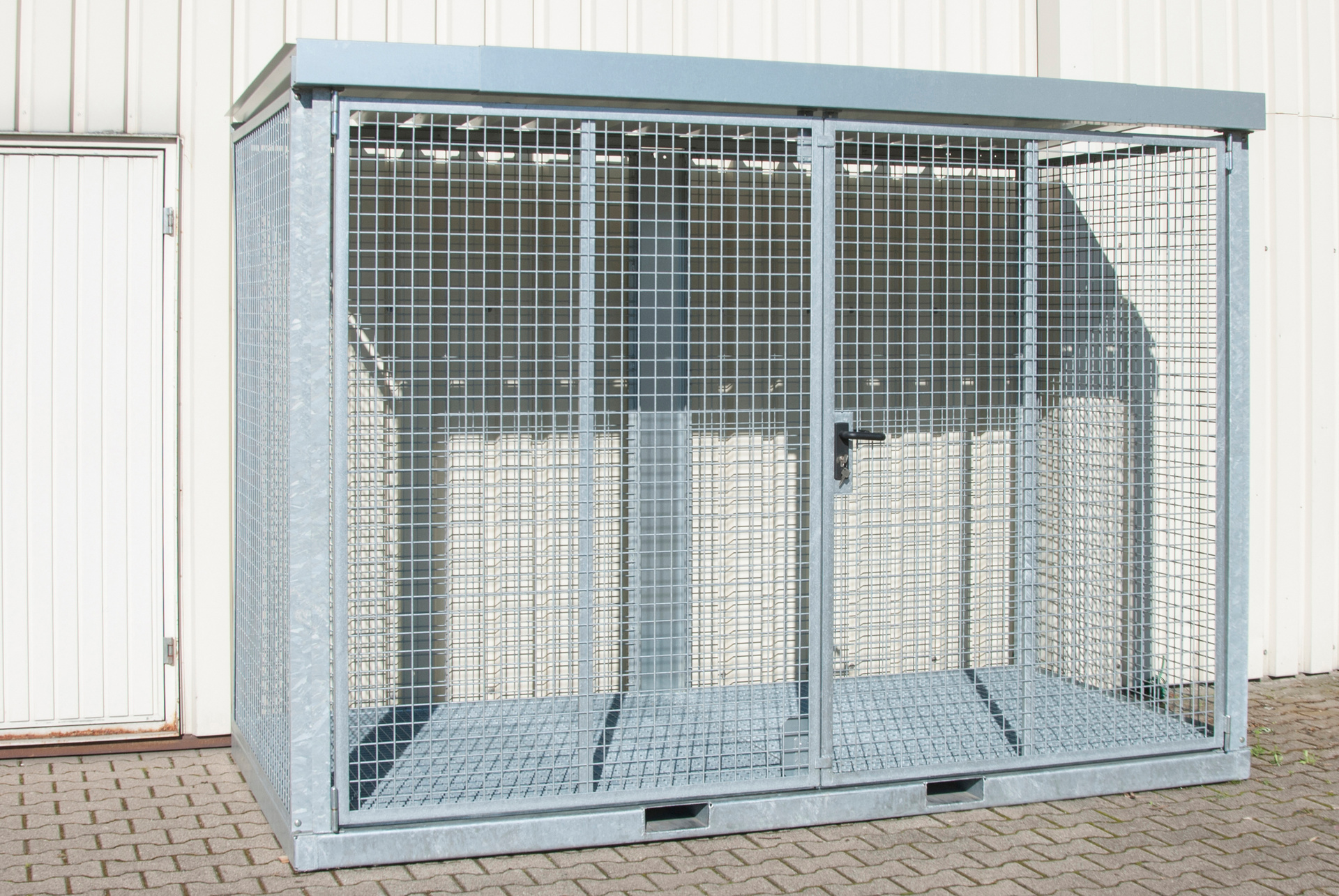 Gasflaschen-Container GFC-E/G M4, feuerverzinkt