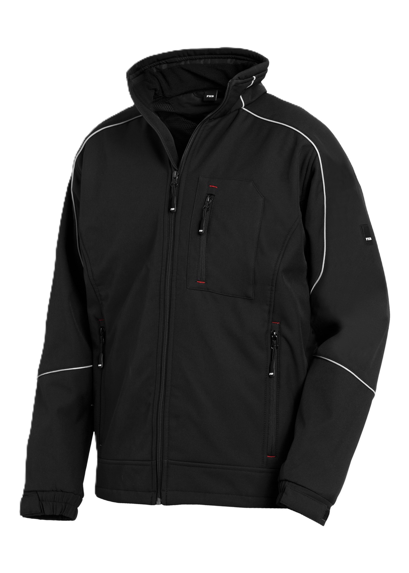 Jacke SoftShell Dirk - FHB-Koltex-Membran - schwarz