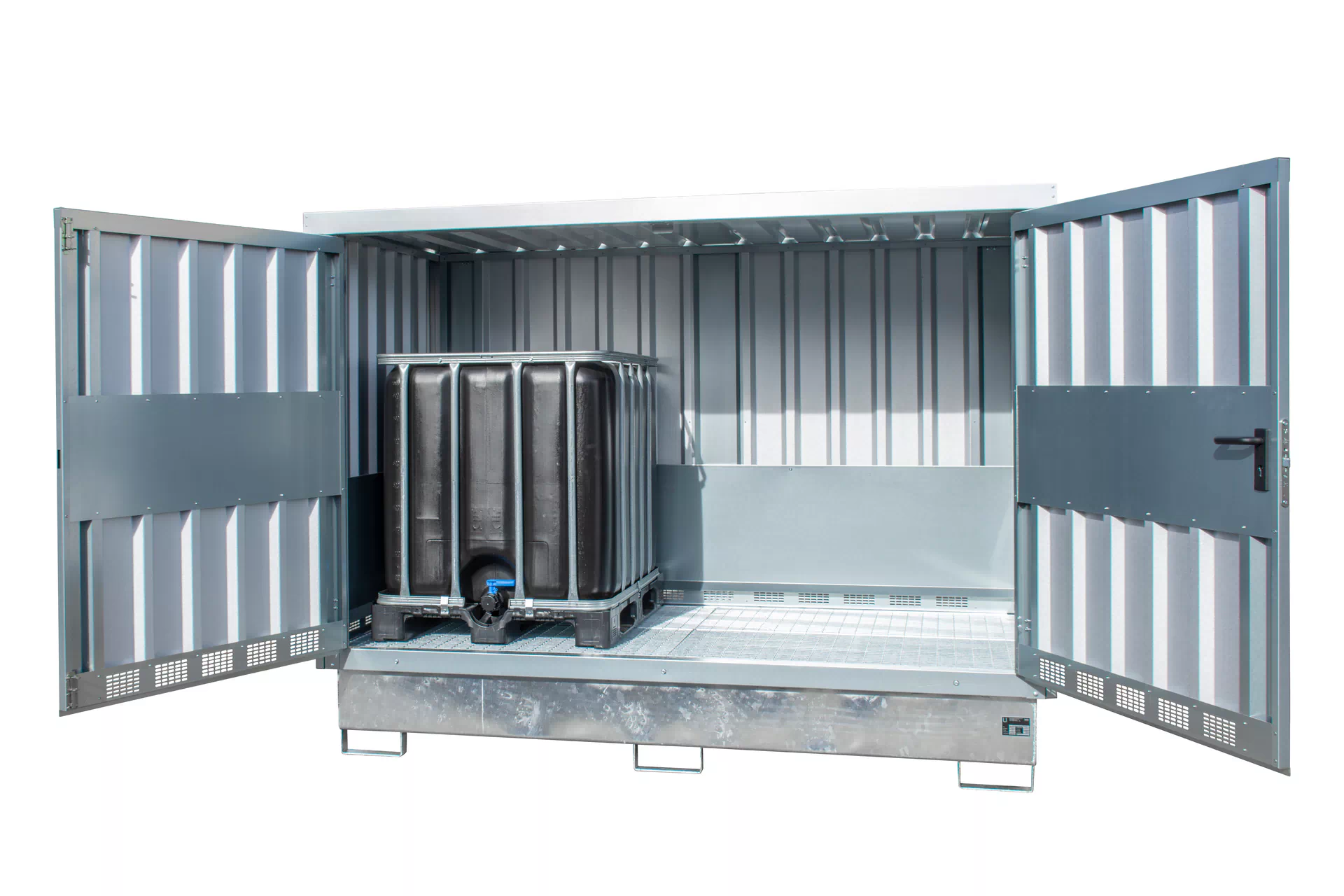 Gefahrstoff-Depot GD-E/IBC-2, verzinkt