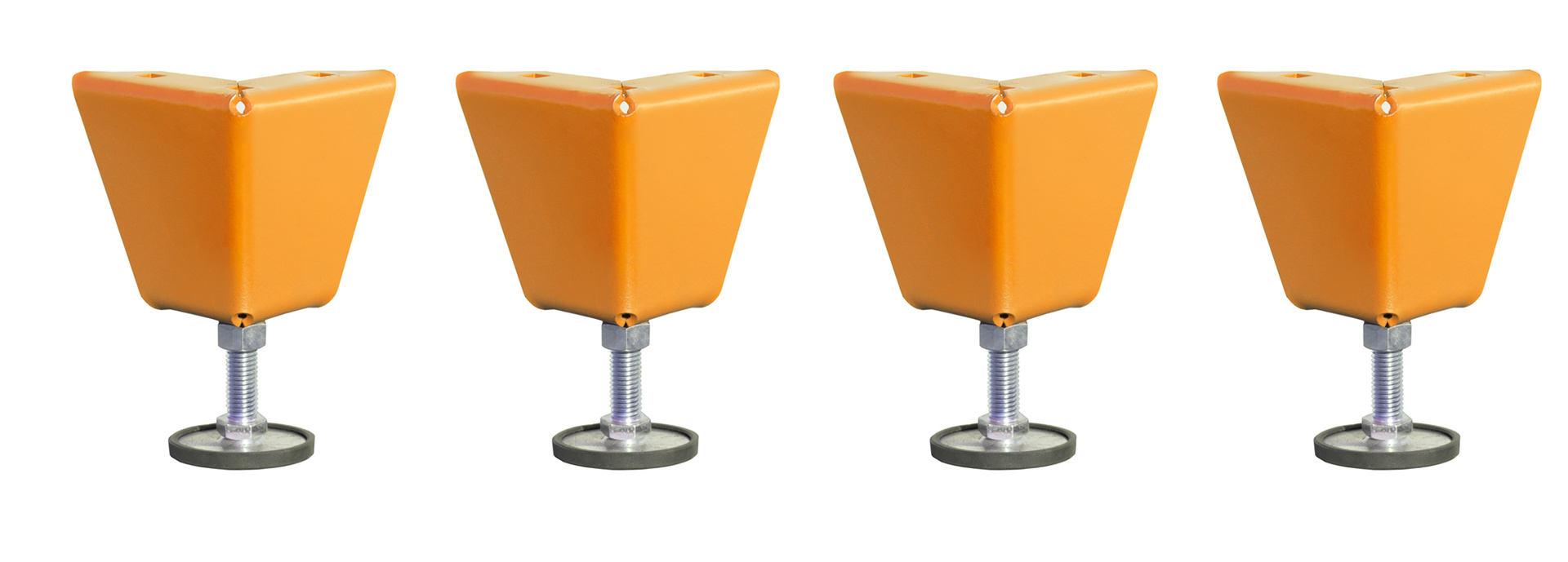 Höhenverstellbare Füße (Set, 4 Stück)