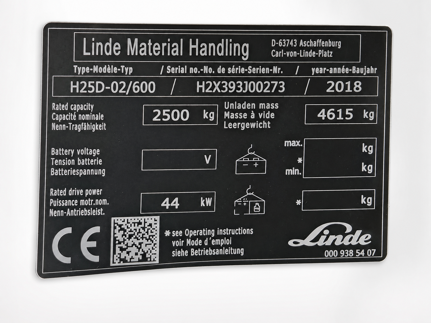 Linde H25D-02/600 Diesel-Gabelstapler – Baujahr 2018, Vollkabine und 2.500 kg Tragkraft