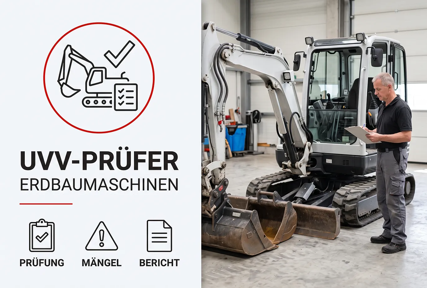 UVV-Prüfer für Erdbaumaschinen - Schulung