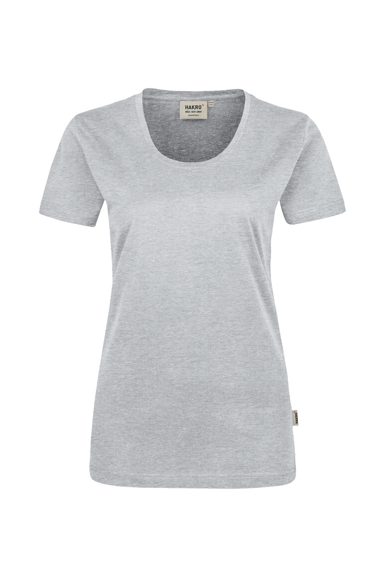 Damen T-Shirt Classic ash meliert