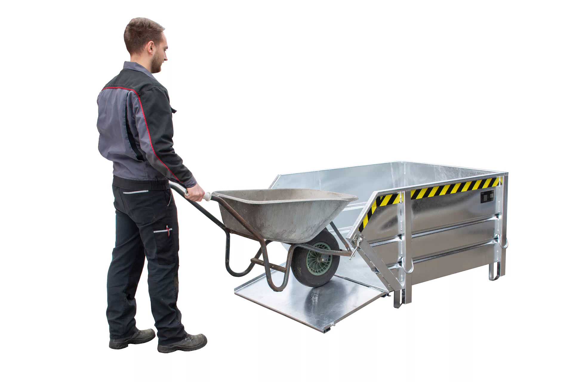 Baustoffbehälter BBK 100, feuerverzinkt