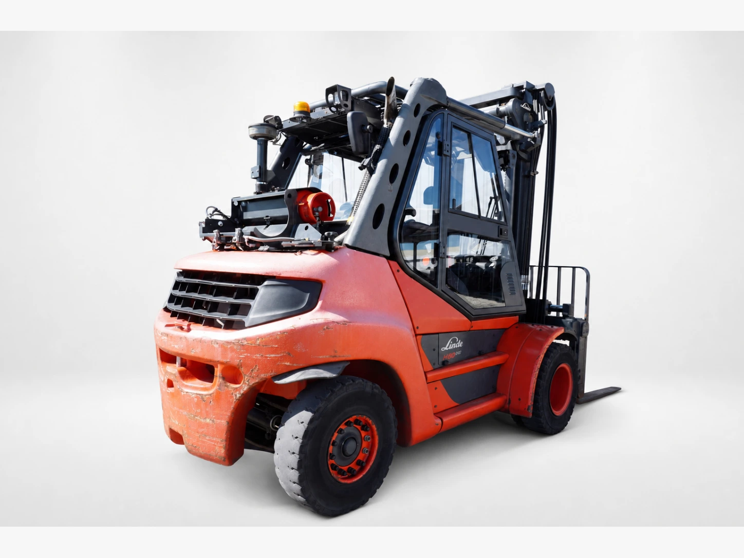 Linde H 80 T EVO 396-03 Frontstapler 4-Rad – Baujahr 2021, 8000 kg bei 600 mm Lastschwerpunkt, 1673 Betriebsstunden