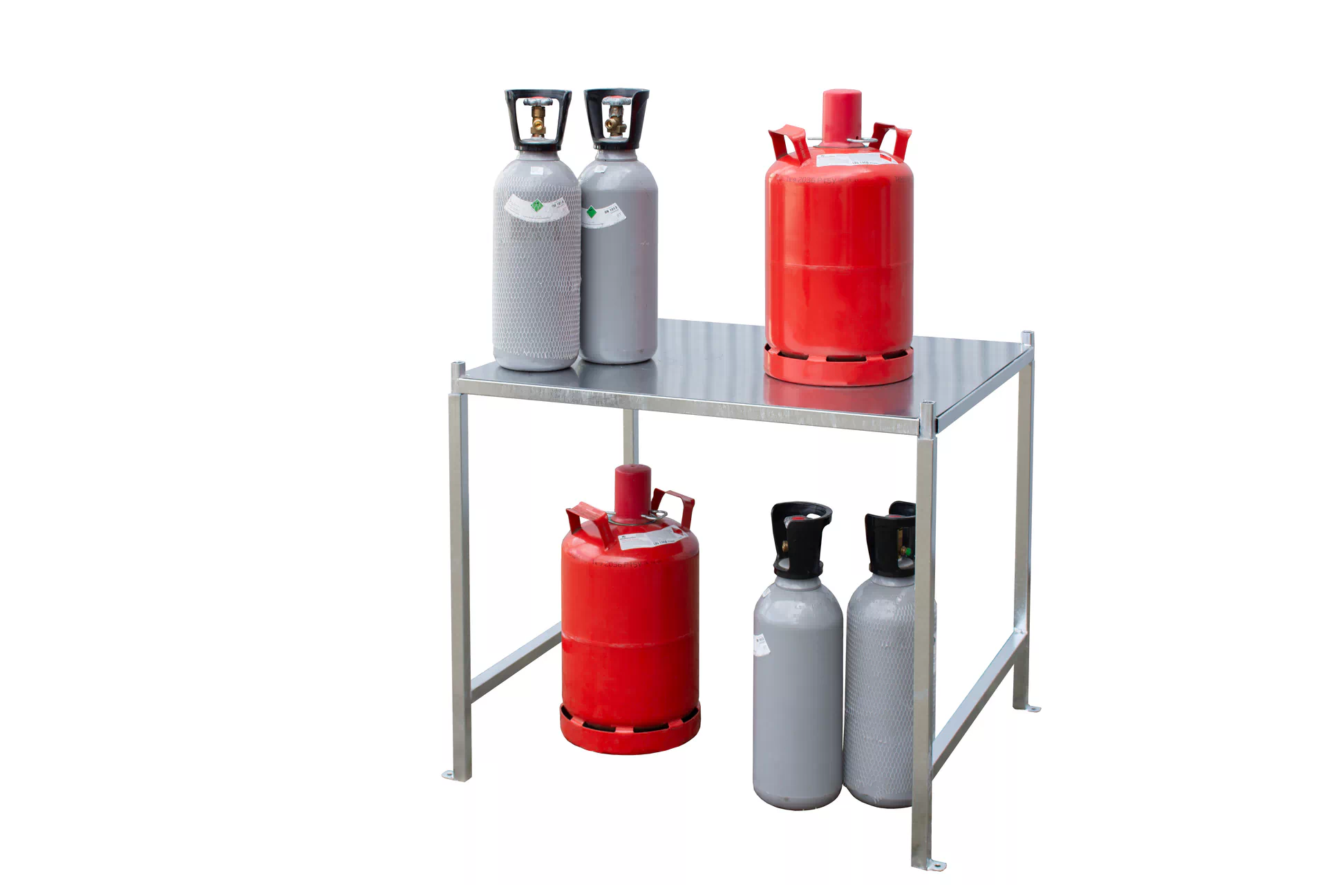 Gasflaschengestell GFG-2, verzinkt