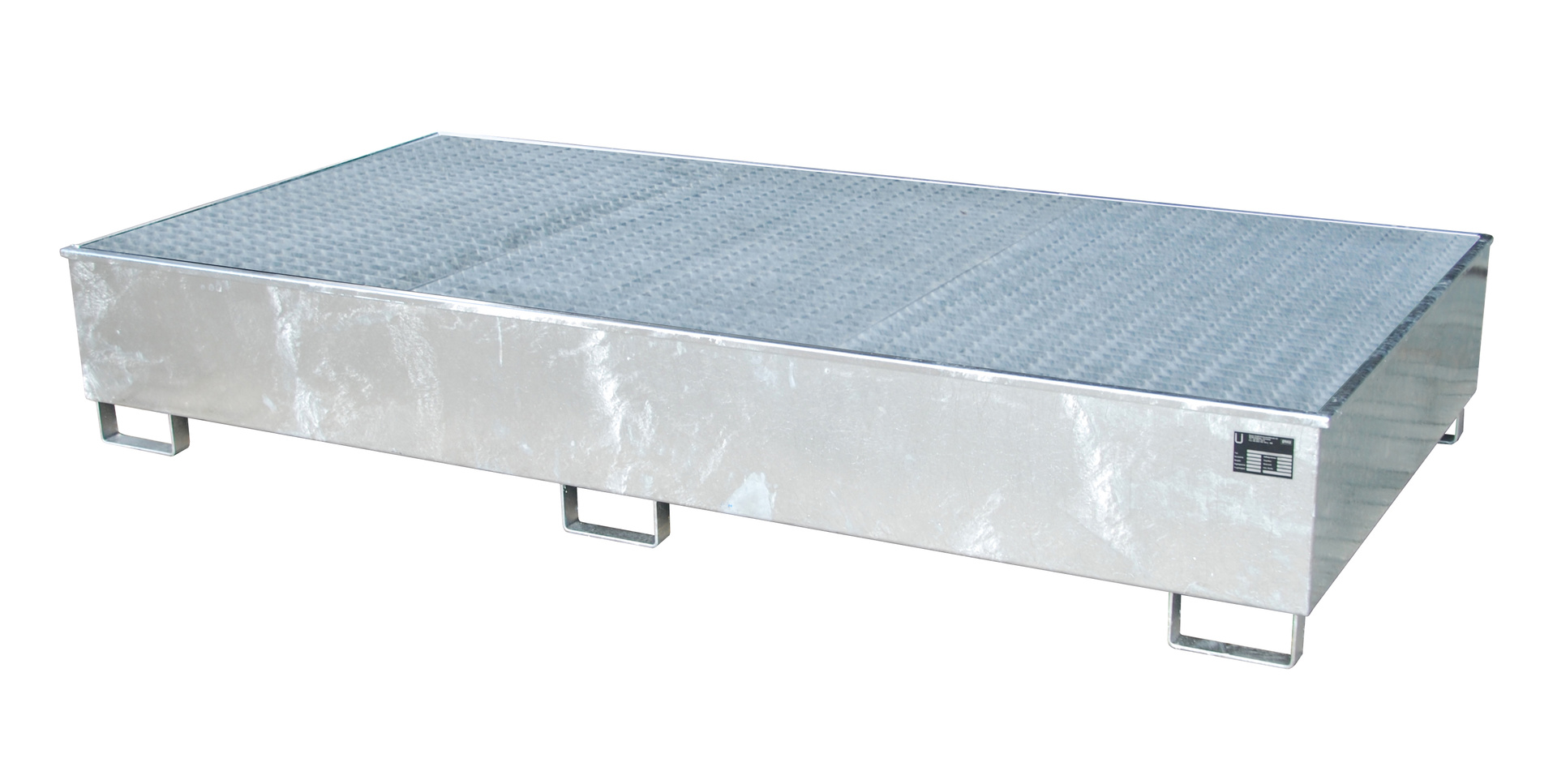 Regalwanne mit PE-Einsatz Regalwanne RW-GR 2700-3 PE, feuerverzinkt
