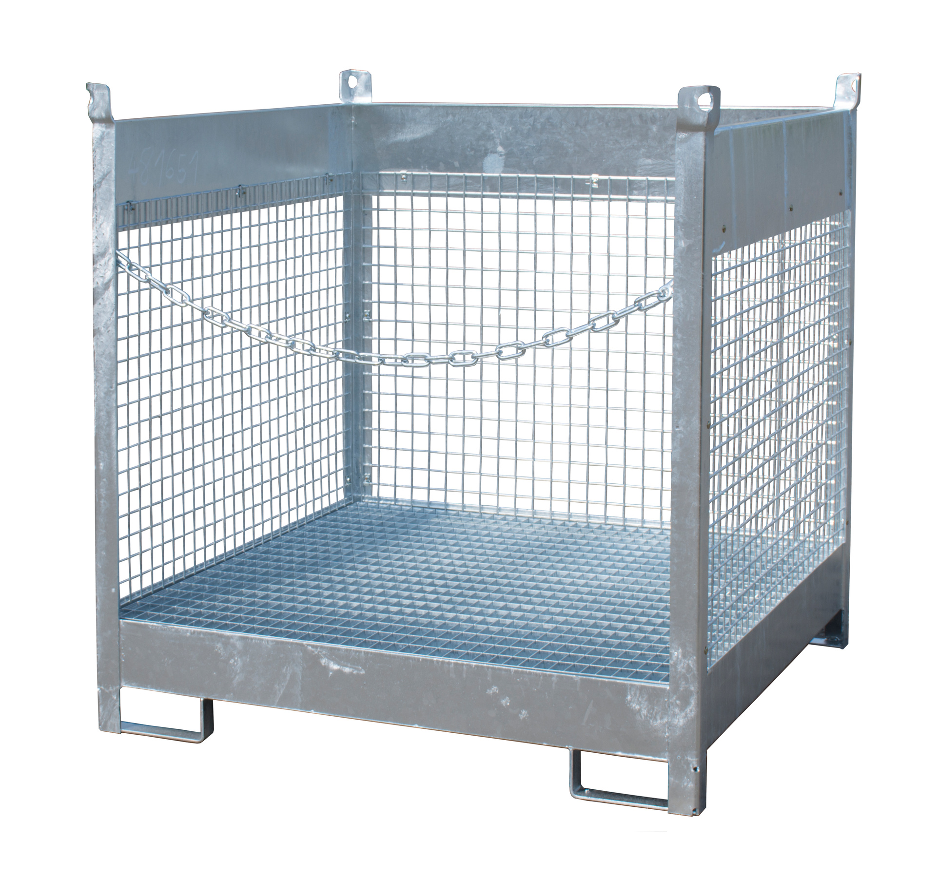 Fass-Stapelpalette FSP-4 D, feuerverzinkt