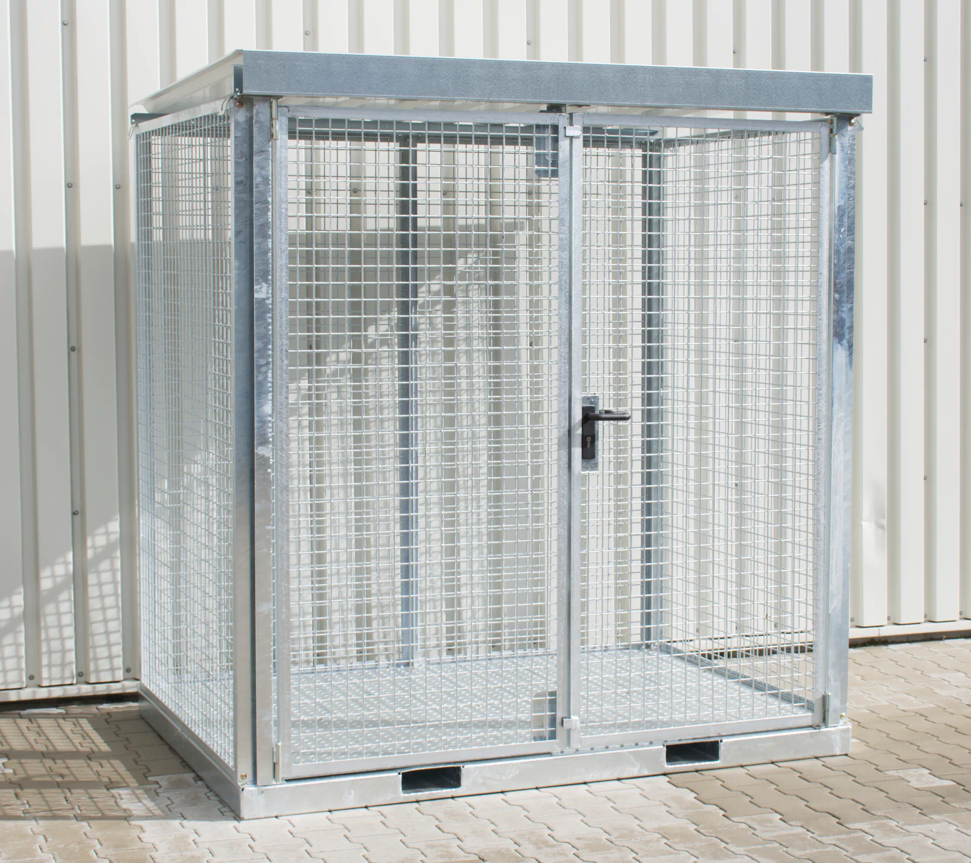 Gasflaschen-Container GFC-E/T M2, feuerverzinkt