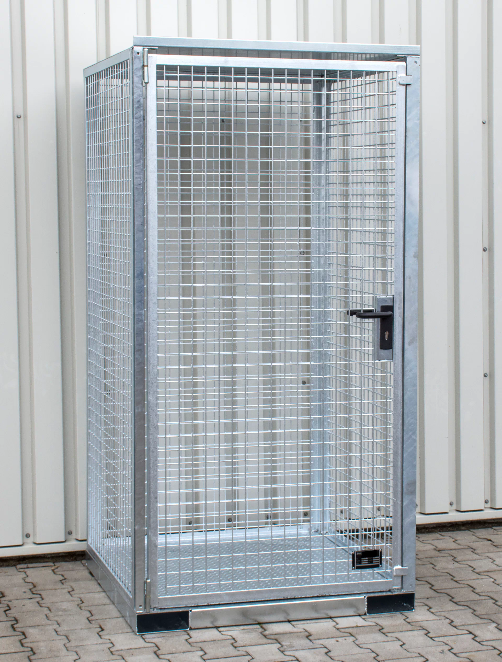 Gasflaschen-Container GFC-E/T M0, feuerverzinkt