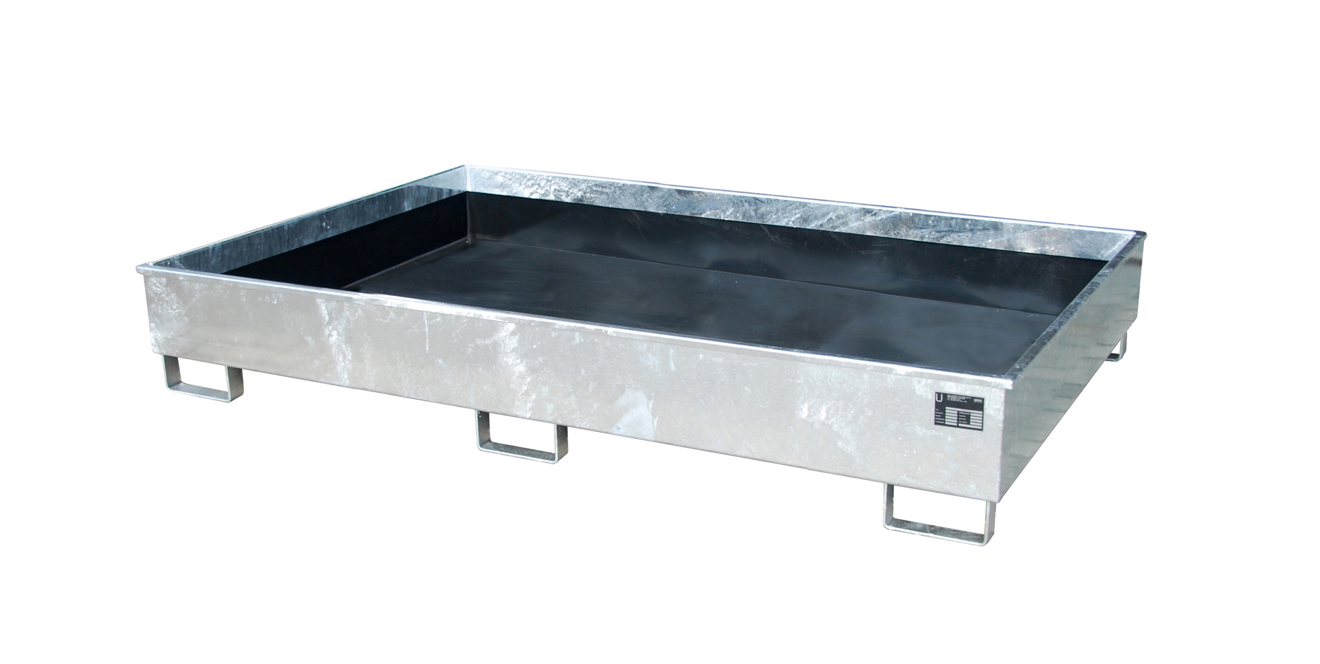 Regalwanne mit PE-Einsatz Regalwanne RW 2200-2 PE, feuerverzinkt